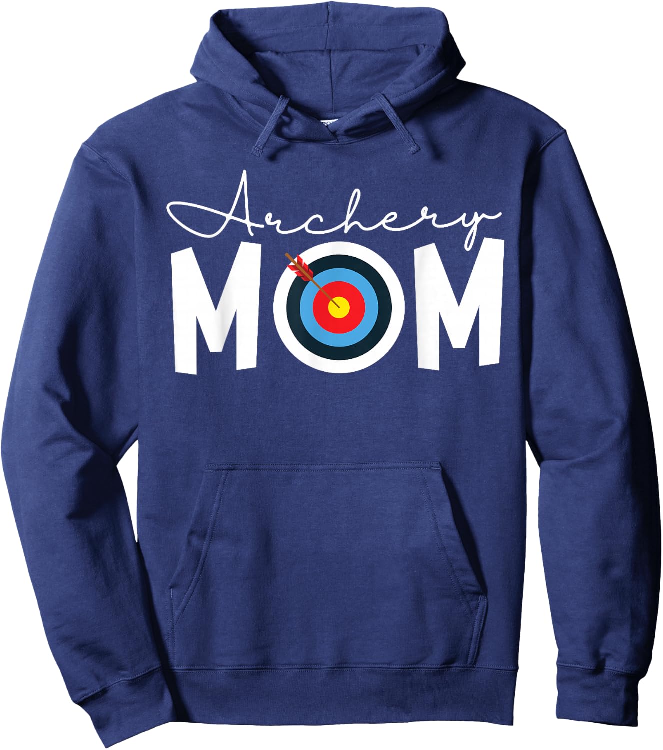 Archery Mom Bow Arrow Shooting Sports Hunter Women Hoodie - Hoodie | Navy