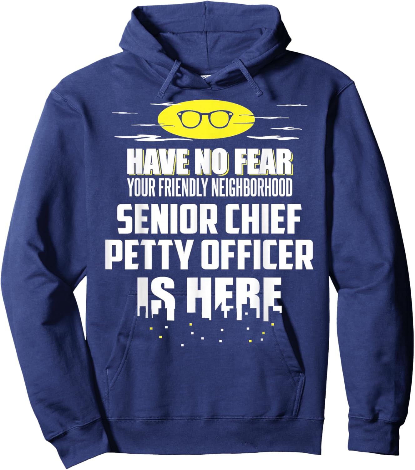 Funny Senior Chief Petty Officer Graphic - Have No Fear, I'm Hoodie - Hoodie | Navy