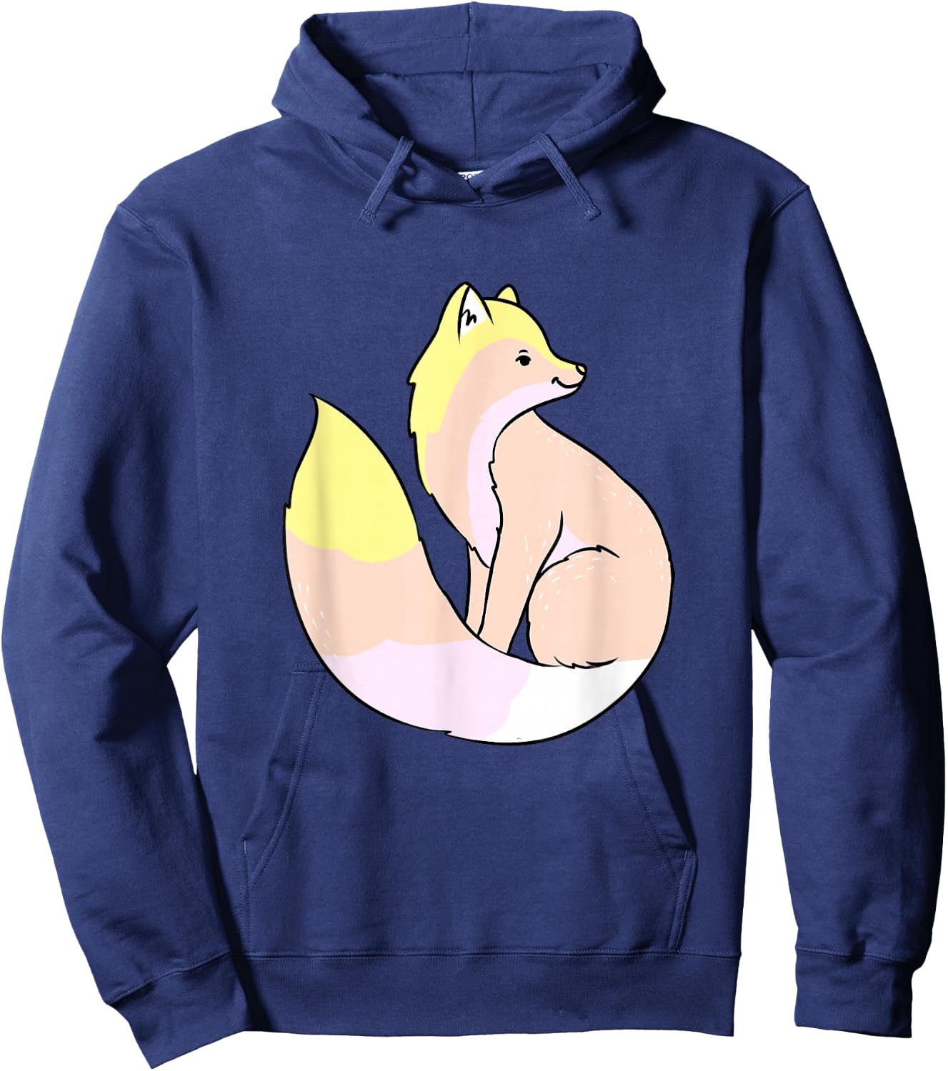 Pangender Fox Pangender Pride Hoodie - Hoodie | Navy
