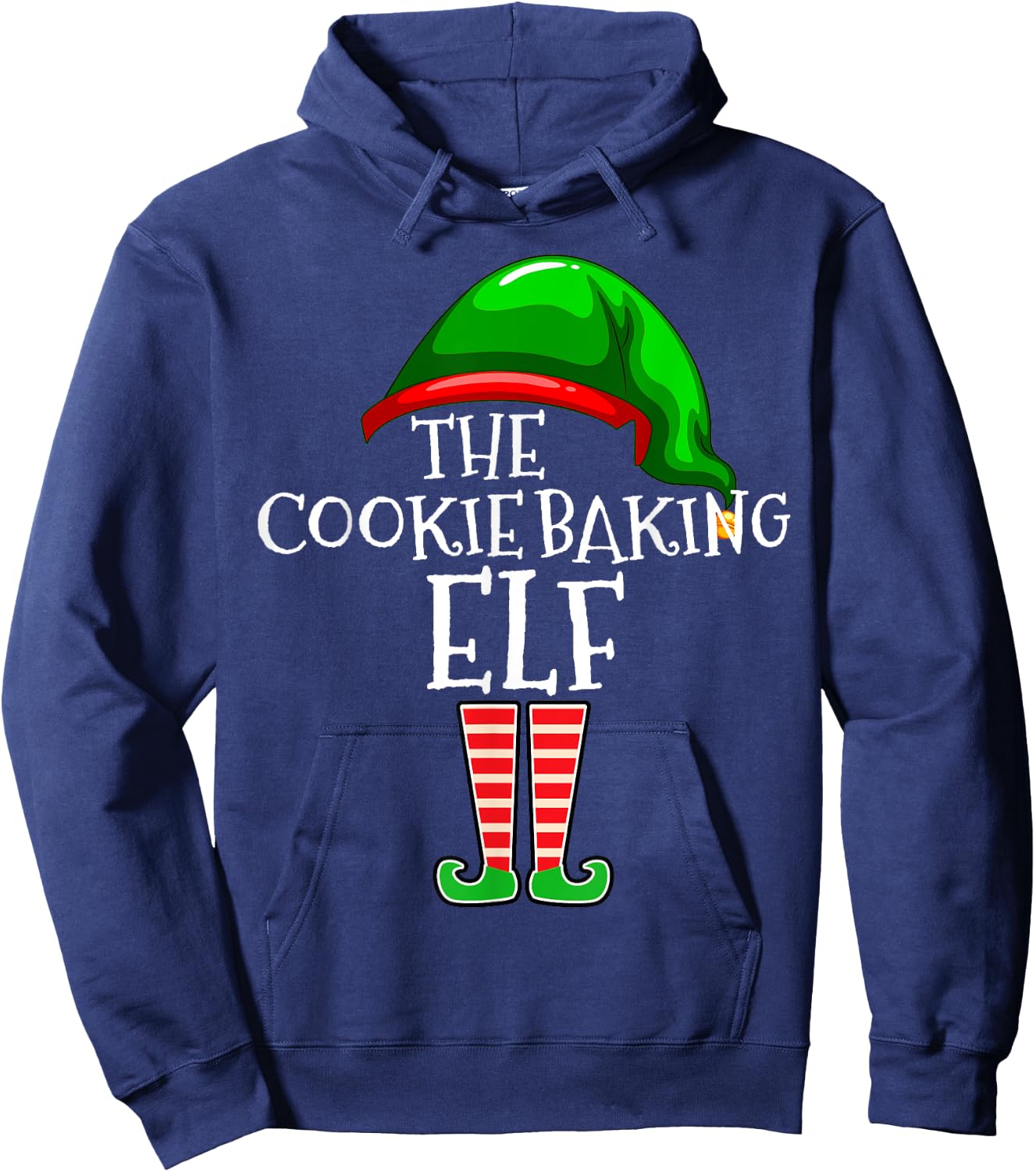 The Cookie Baking Elf Family Matching Group Christmas Gift Hoodie - Hoodie | Navy