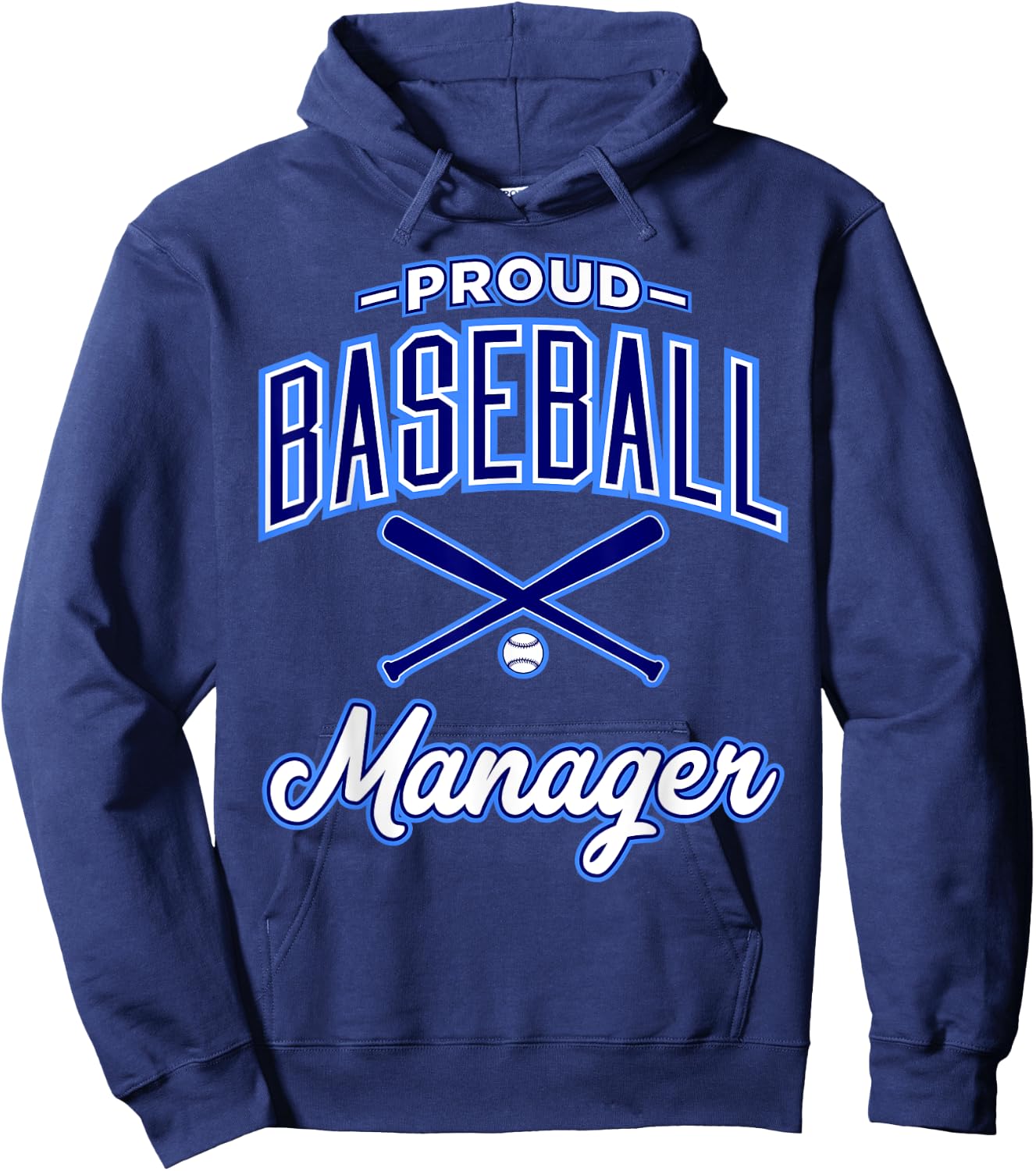 Baseball Manager Hoodie - Hoodie | Navy