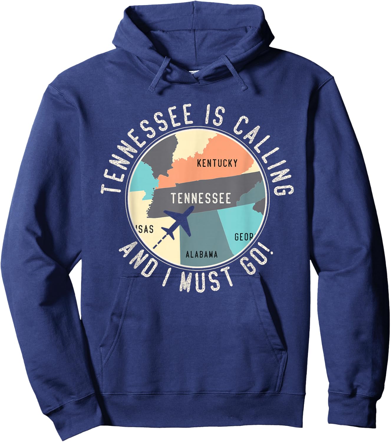 Tennessee Is Calling And I Must Go Tennessee State Hoodie - Hoodie | Navy