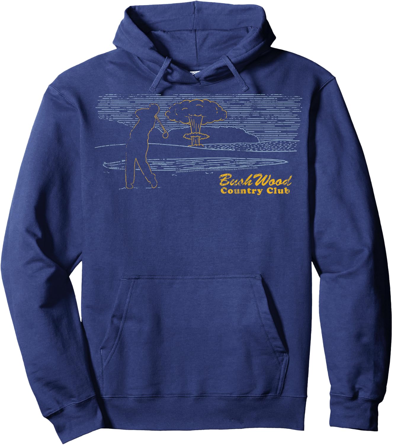 Caddyshack Bushwood Country Club Explosion Hoodie - Hoodie | Navy