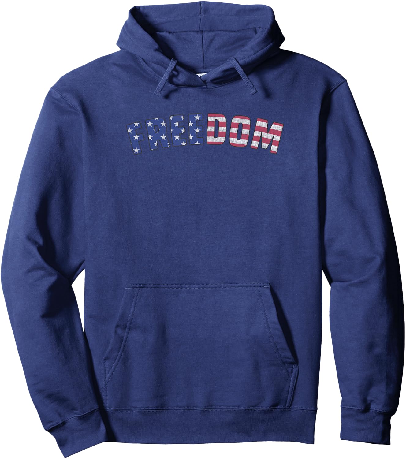 Americana Red White and Blue Freedom Hoodie - Hoodie | Navy