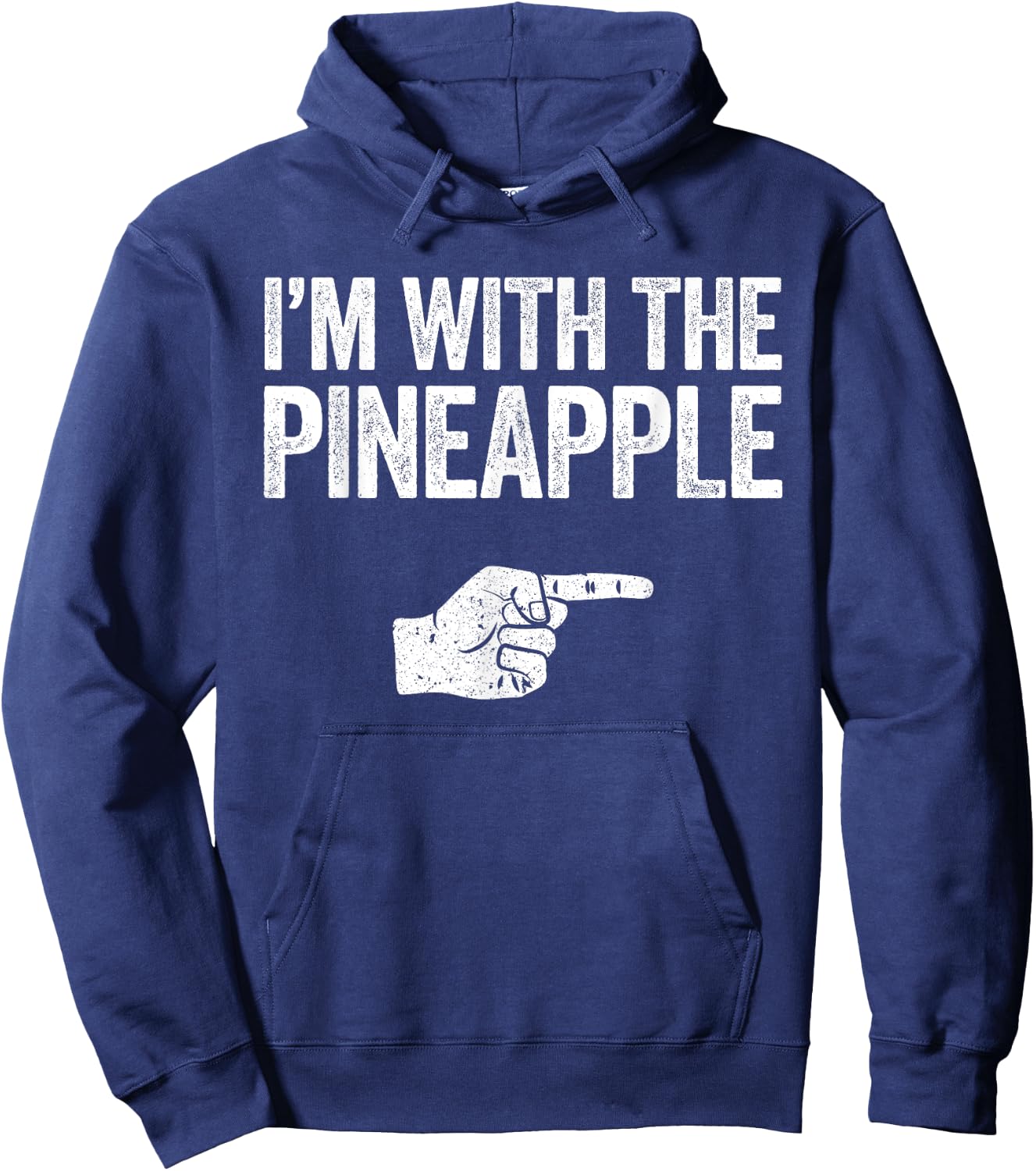 I'm With The Pineapple Hoodie - Hoodie | Navy