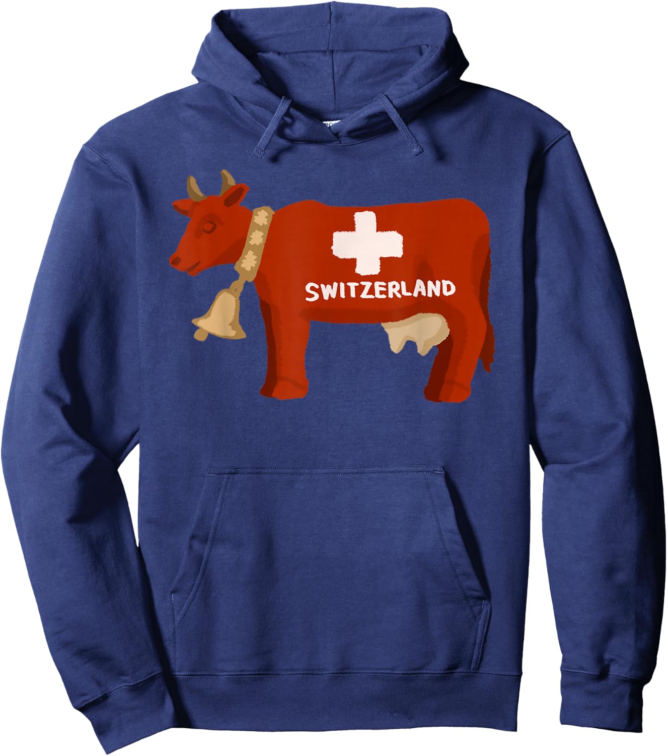 Switzerland Swiss Cow Hoodie - Hoodie | Navy