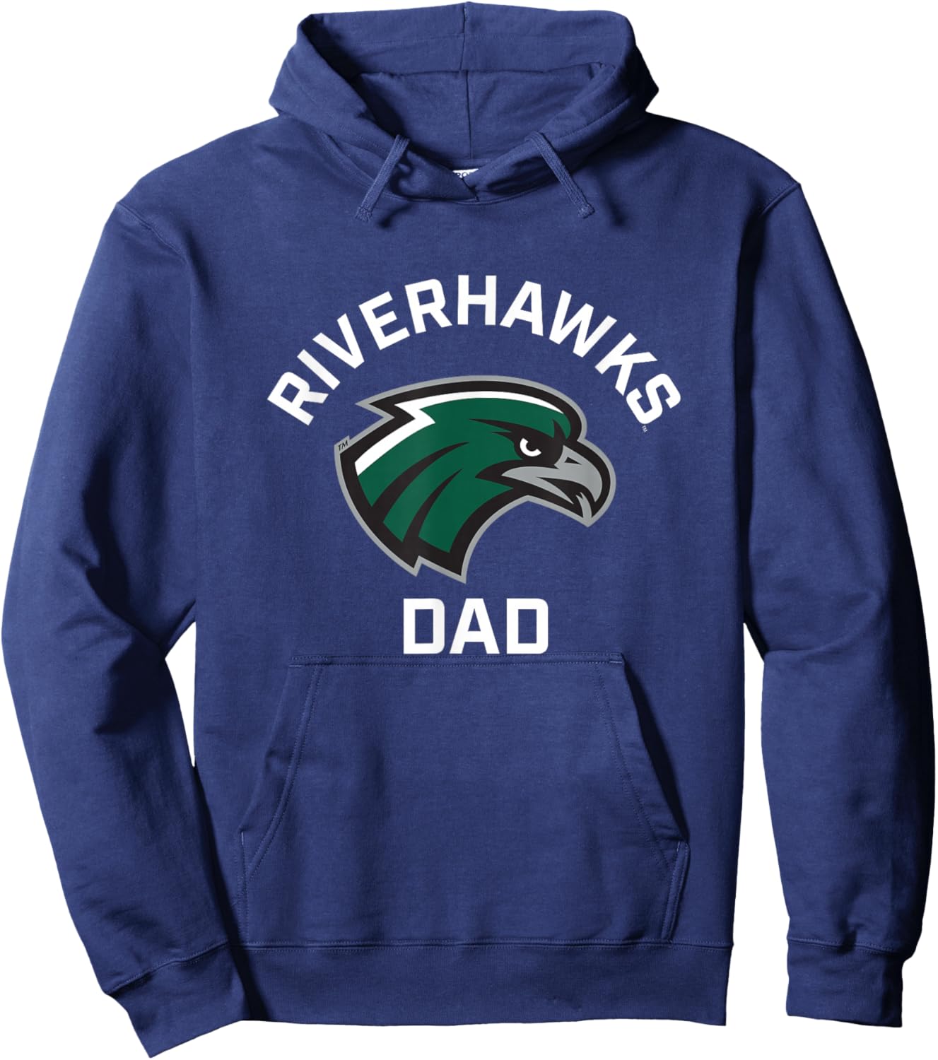 Northeastern State NSU RiverHawks Arched Dad Hoodie - Hoodie | Navy