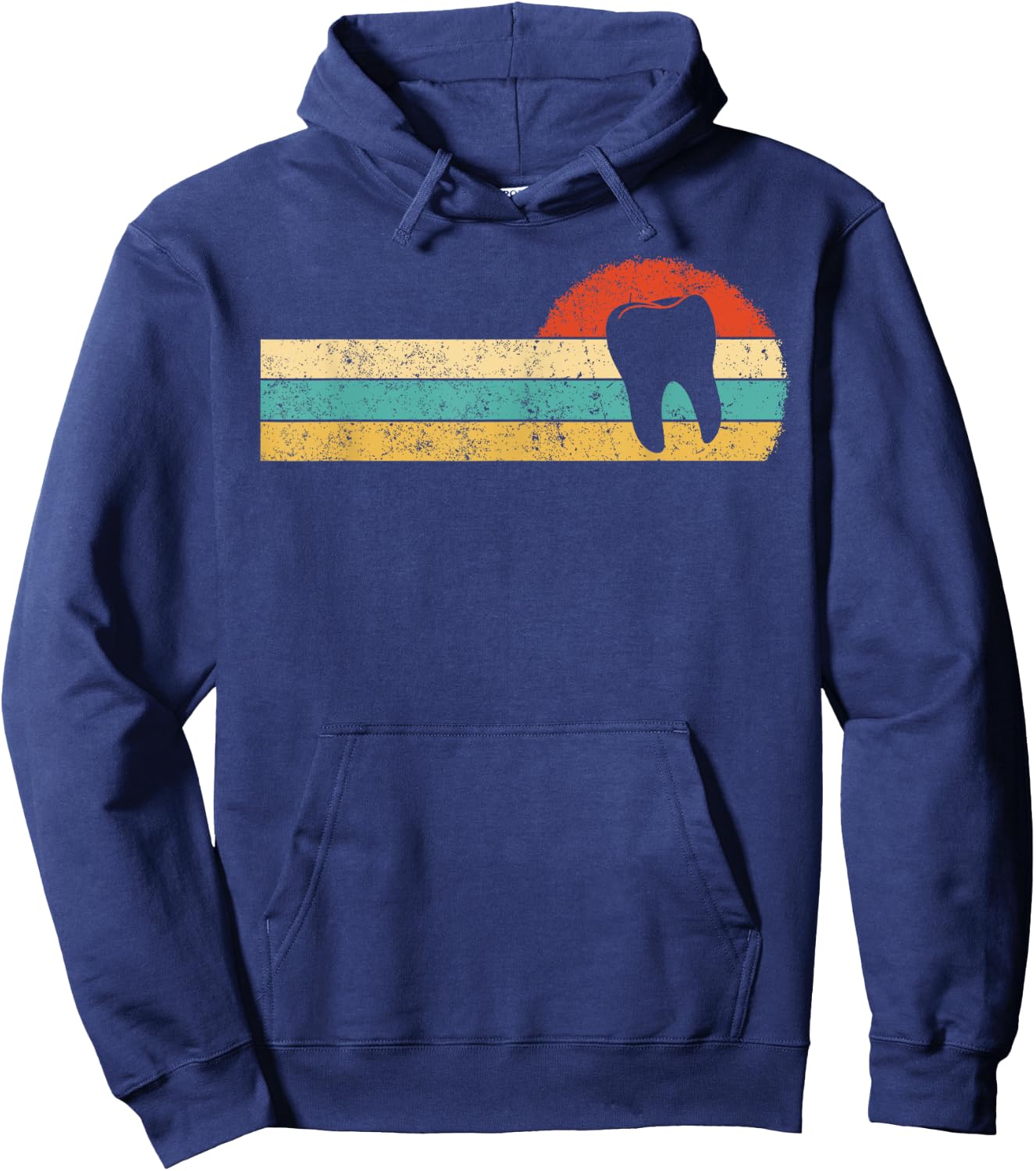 Dentist Retro Vintage Dental Surgeon Mouth Doctor Hoodie - Hoodie | Navy