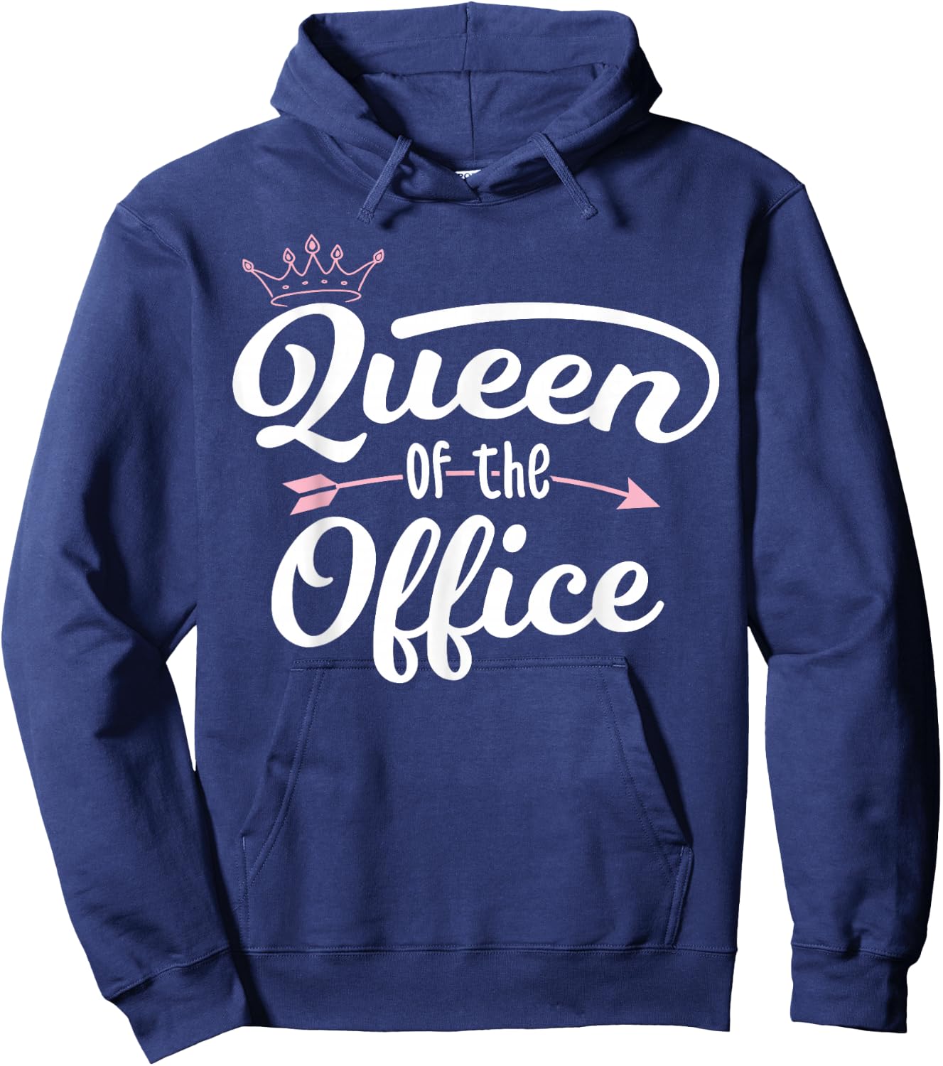 Queen Of The Office - Teacher School Office Secretary Hoodie - Hoodie | Navy