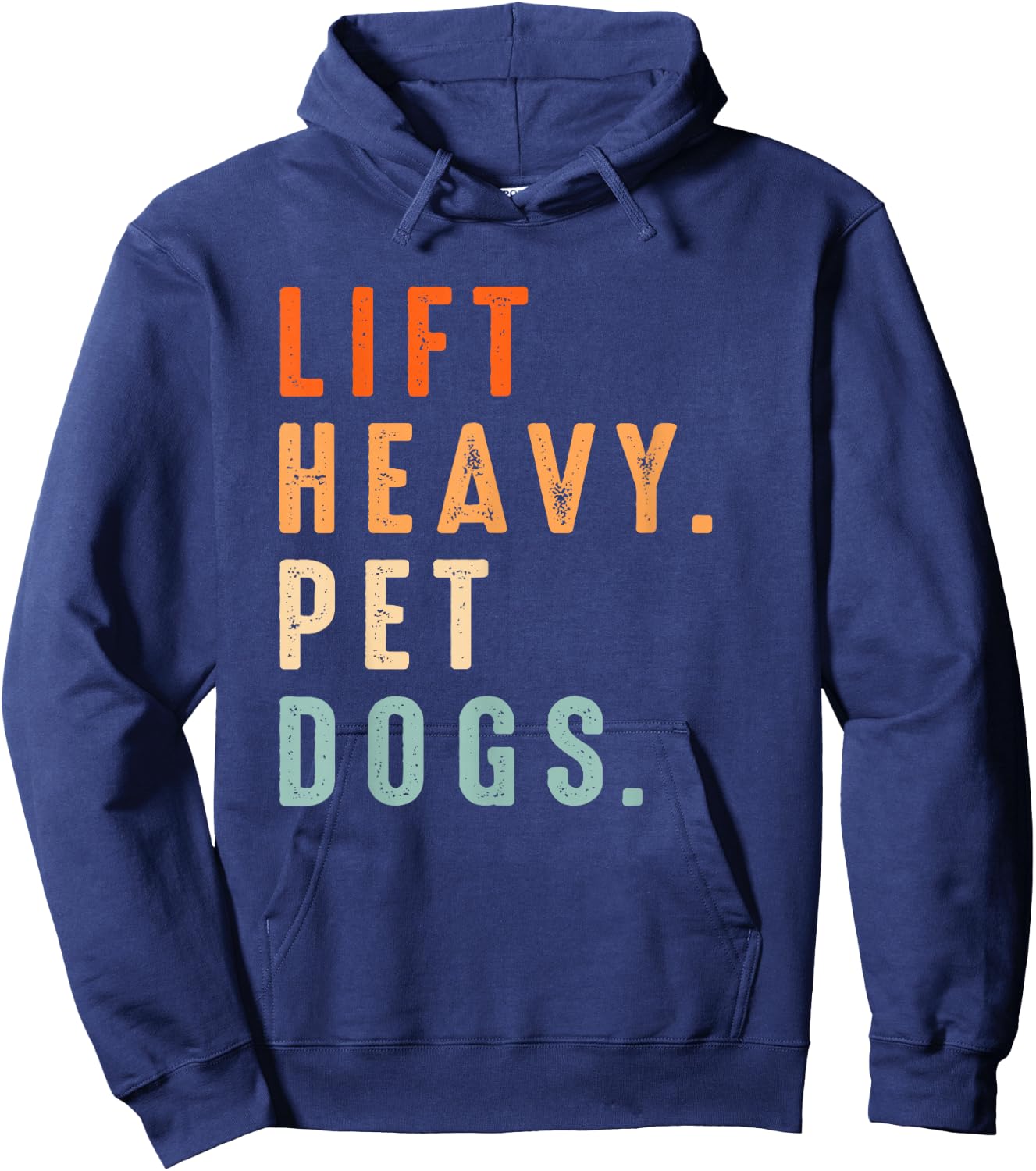 Funny Lift Heavy Pet Dogs Gym Fitness Weight Lifting & Dogs Hoodie - Hoodie | Navy