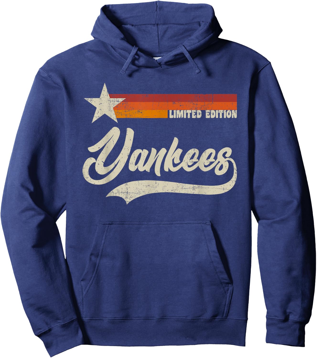 Vintage Yankees Name Retro Gift Sports Lover Women Boys Hoodie - Hoodie | Navy