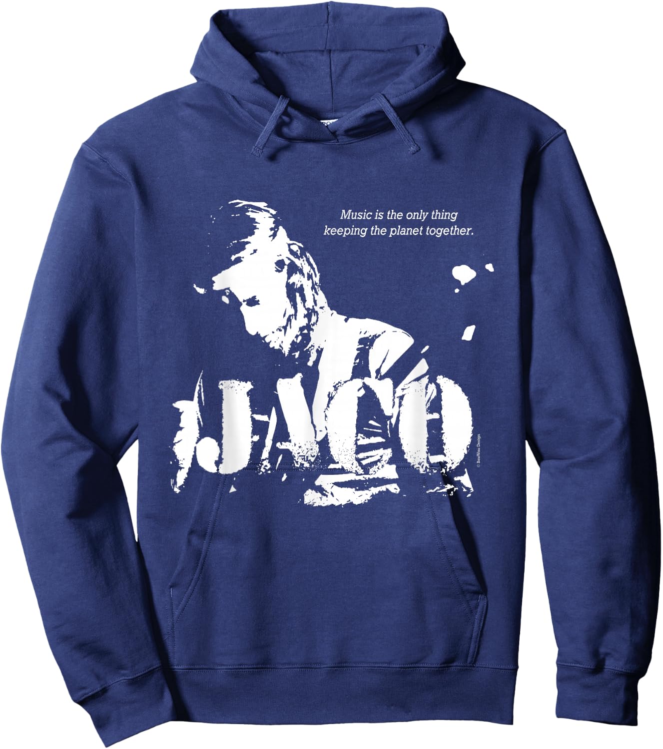 Jaco Jazz Wisdom Bassist Musician (1-color) Hoodie - Hoodie | Navy