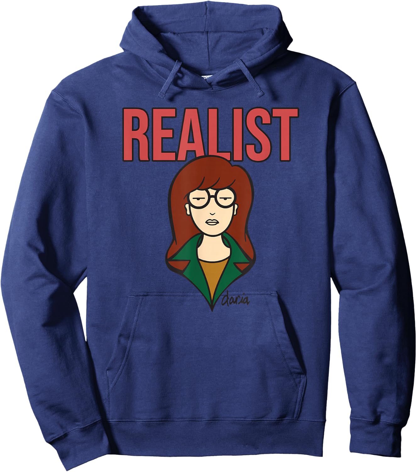 Daria the Realist Hoodie - Hoodie | Navy