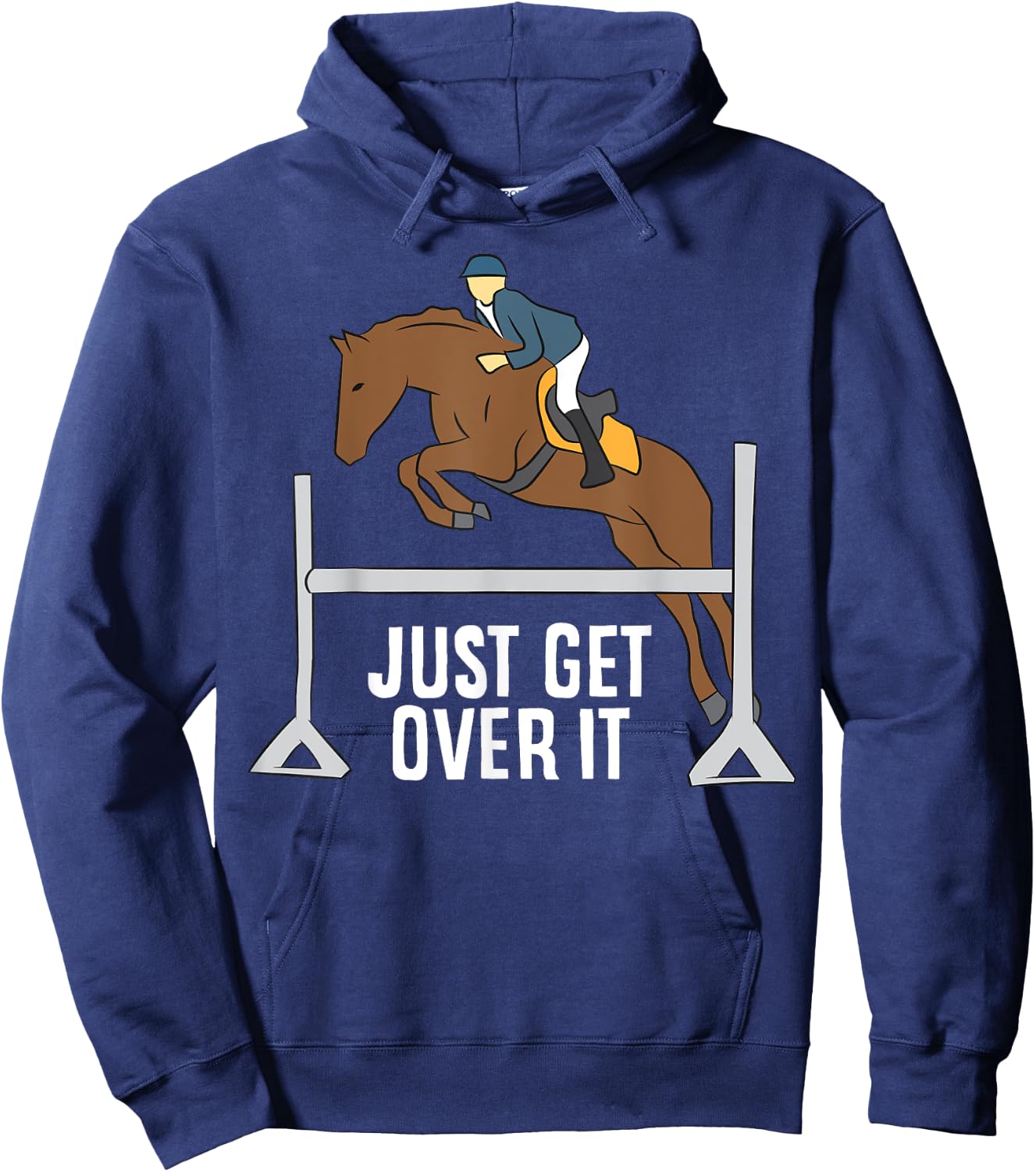 Hunter Jumper Horse Equestrian Love Horses Hoodie - Hoodie | Navy