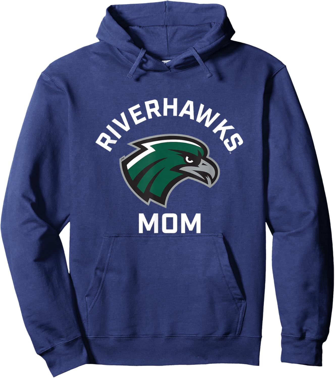 Northeastern State NSU RiverHawks Arched Mom Hoodie - Hoodie | Navy