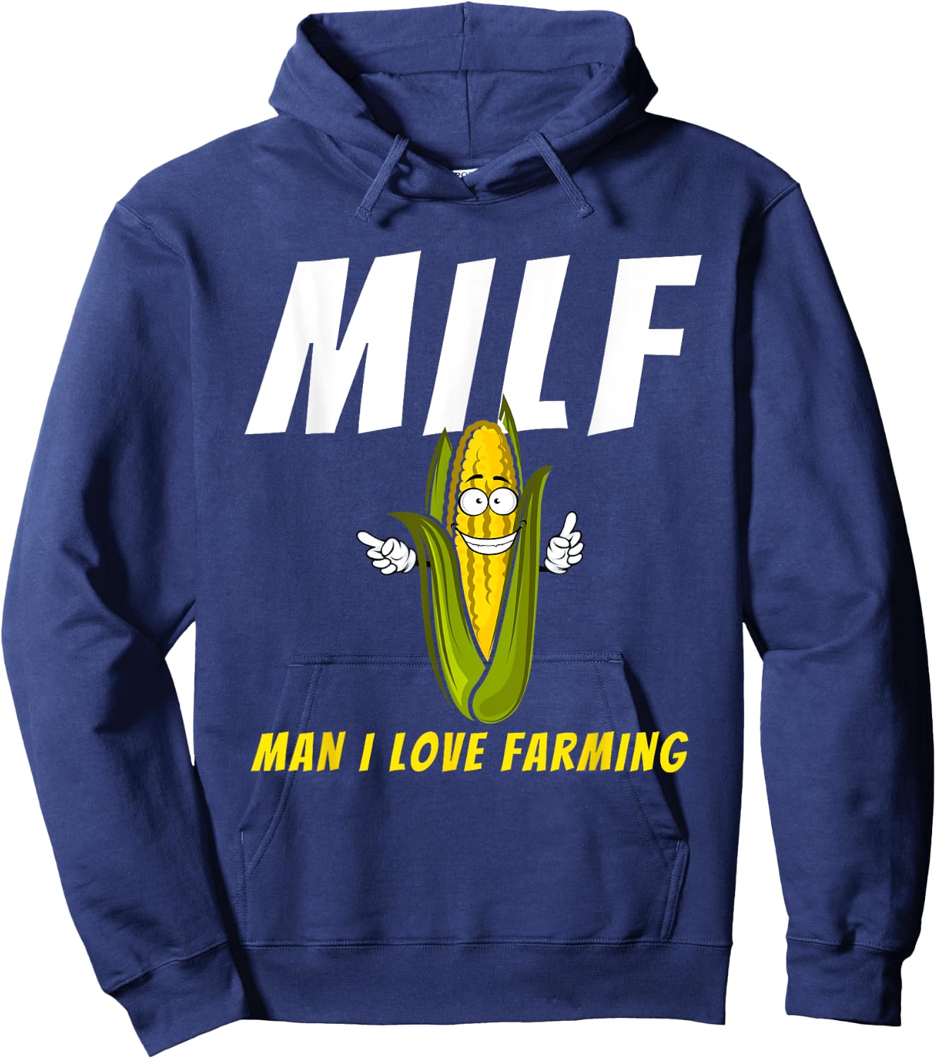 Man I Love Farming - Farmer & Farming Gift Hoodie - Hoodie | Navy