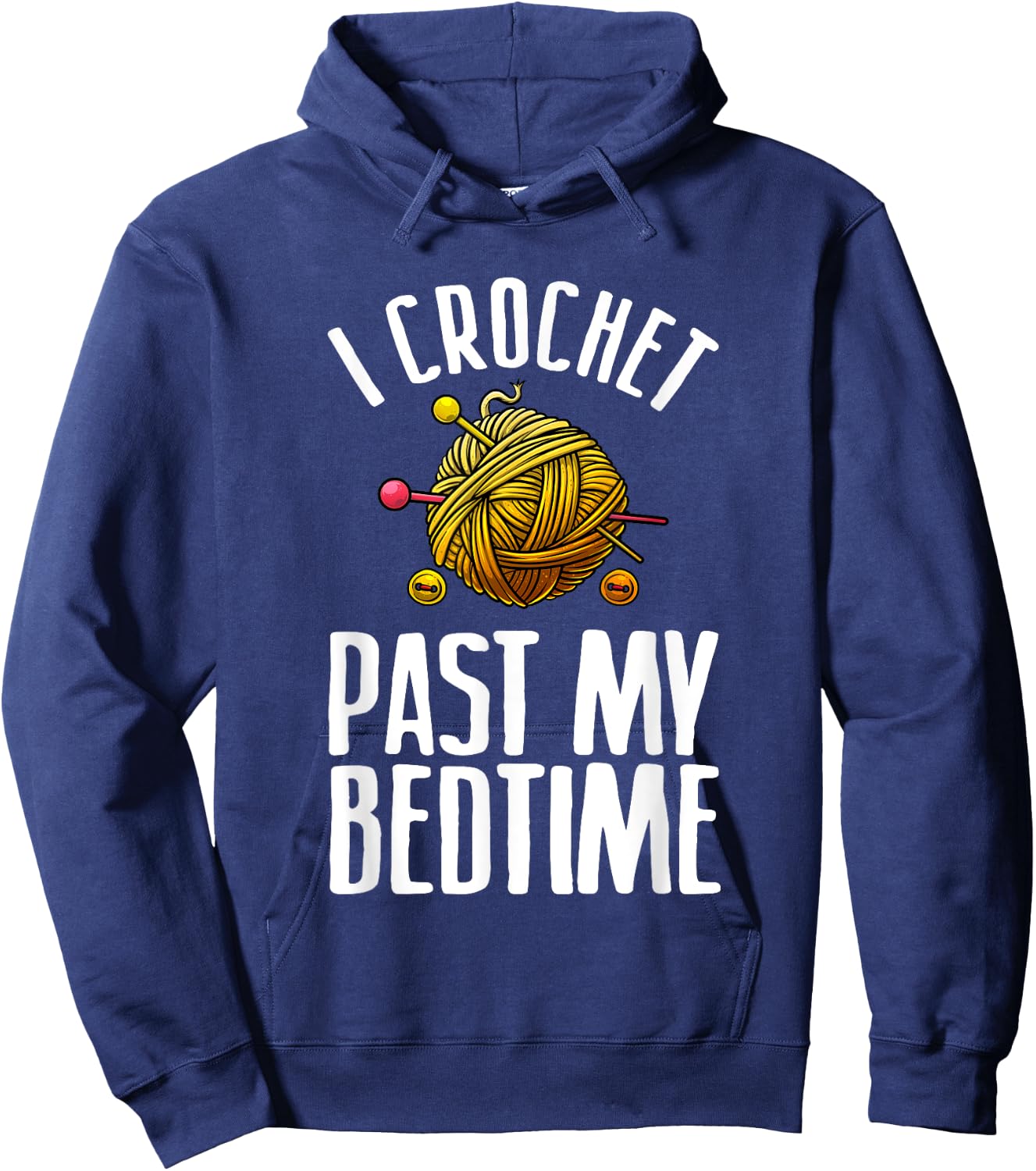 Funny Crochet Gift Crocheter Cool Quilting Crocheting Small Hoodie - Hoodie | Navy
