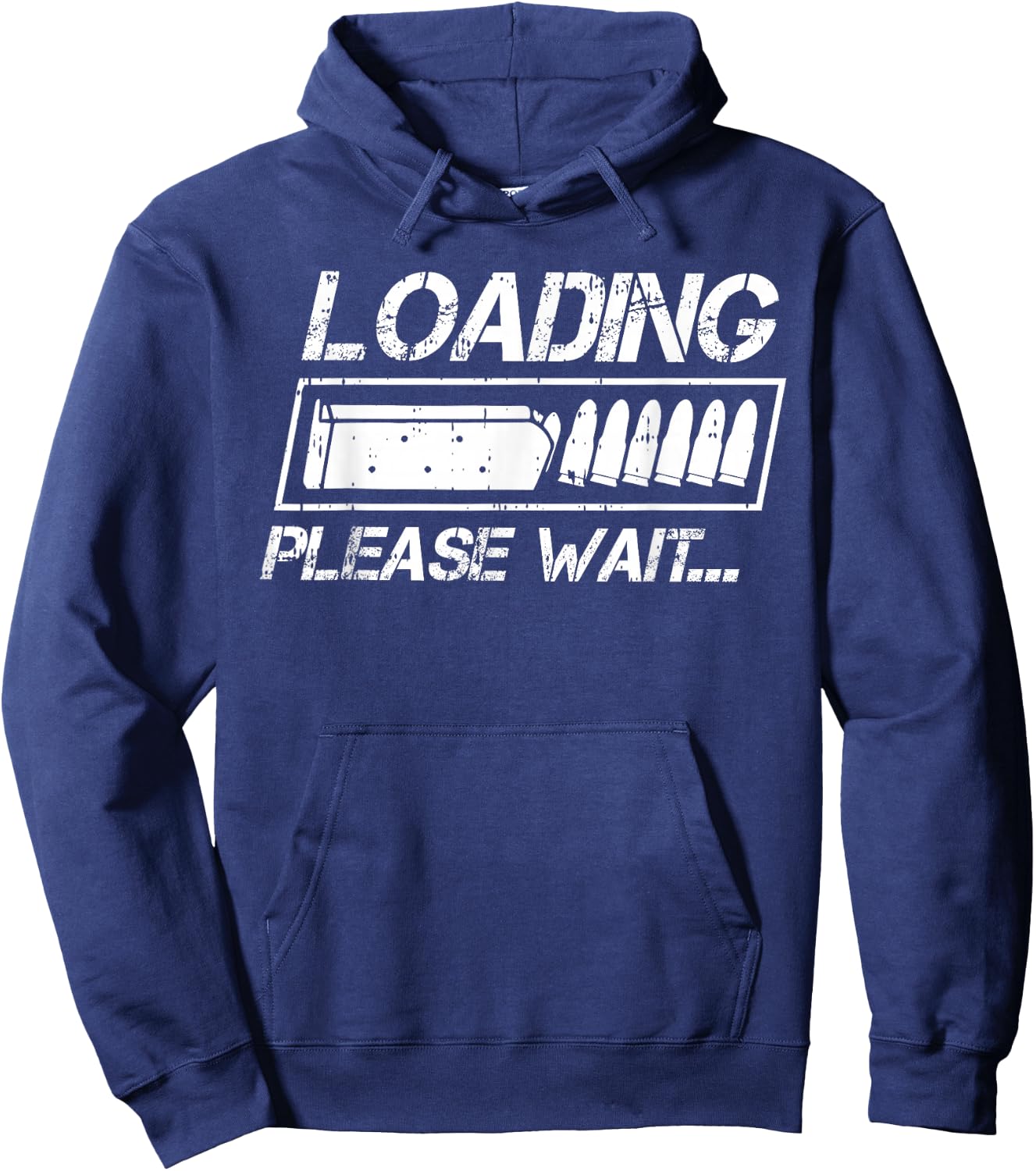 Ammo Loading Please Wait Bullet Gun Lover Enthusiast Gifts Hoodie - Hoodie | Navy