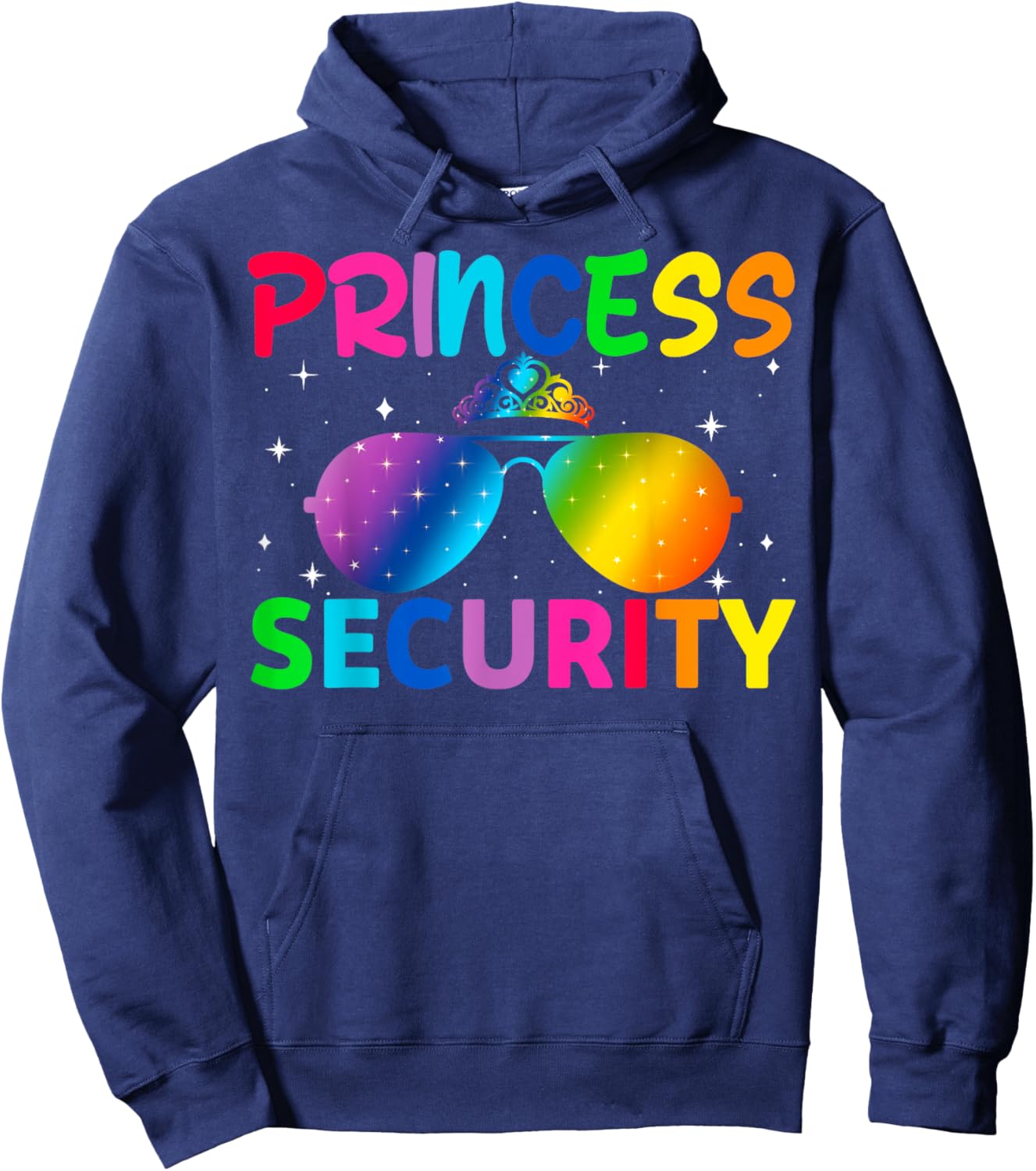 Princess Security Birthday Halloween Party Funny Men Women Hoodie - Hoodie | Navy