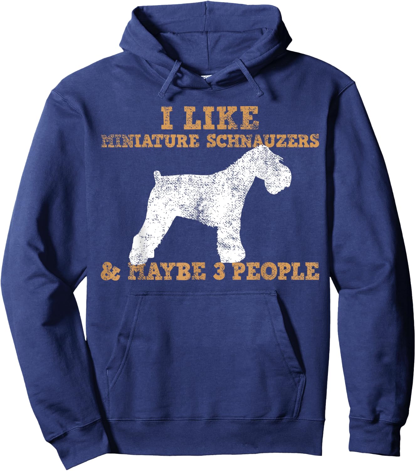 Miniature Schnauzer Hoodie - Hoodie | Navy