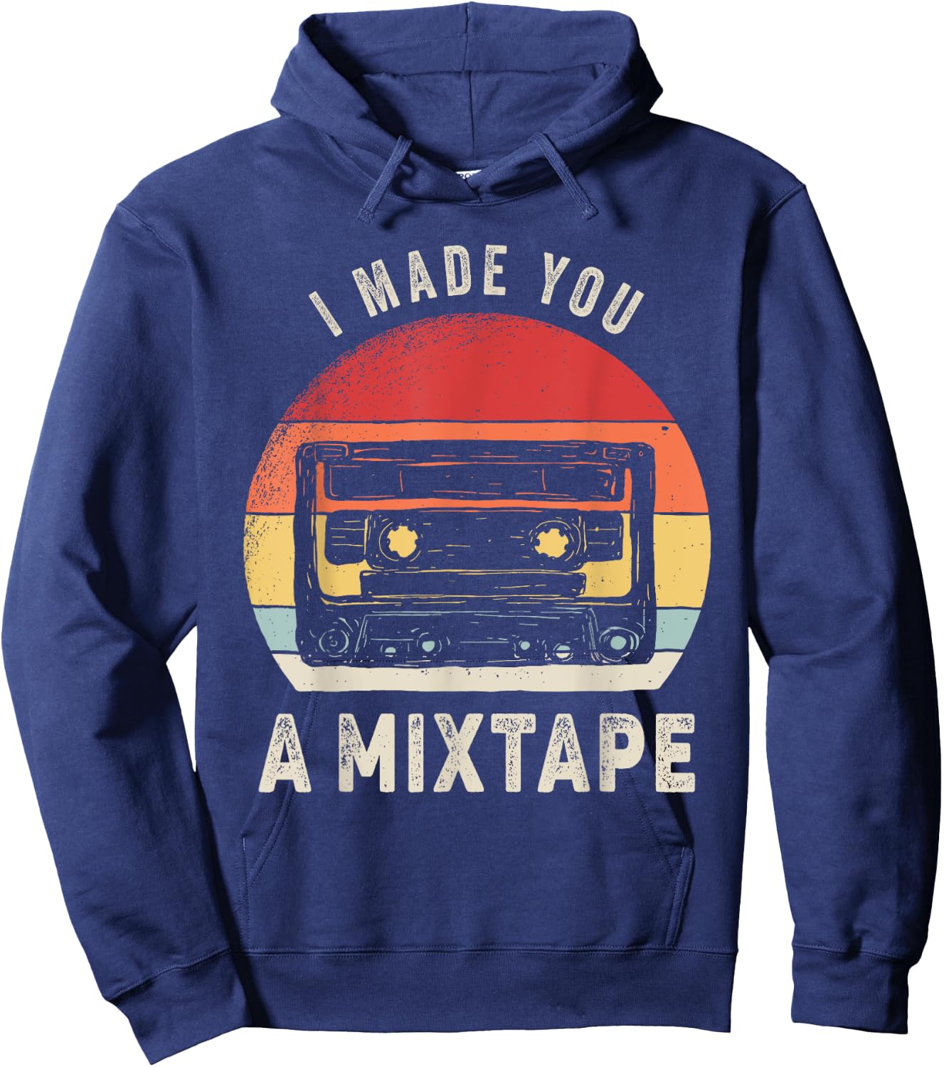 Catch Some Rays Vintage Retro Mixtape 80s 90s Hoodie - Hoodie | Navy