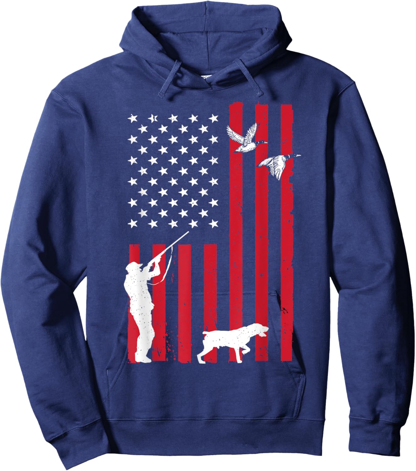 Duck Hunting Art Women Kids Duck Hunter Duck Hunting Hoodie - Hoodie | Navy