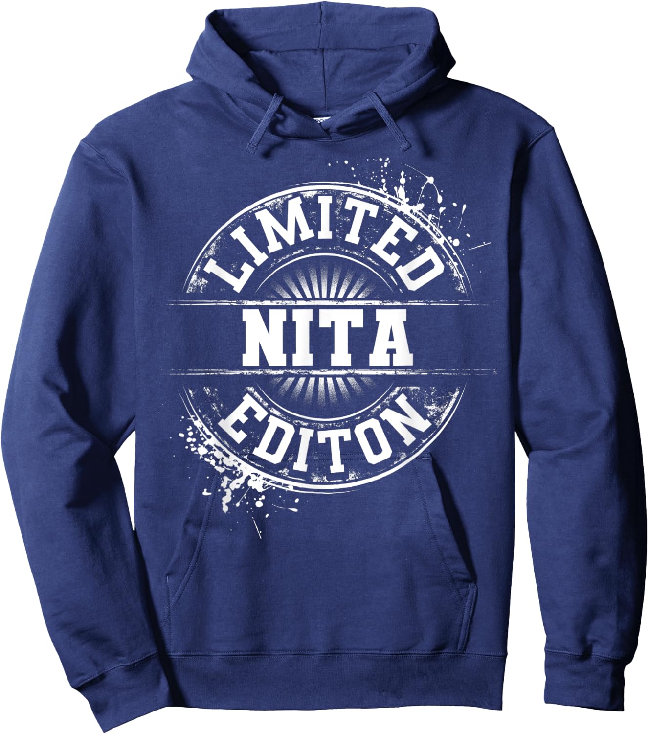 NITA Limited Edition Funny Personalized Name Gift Hoodie - Hoodie | Navy