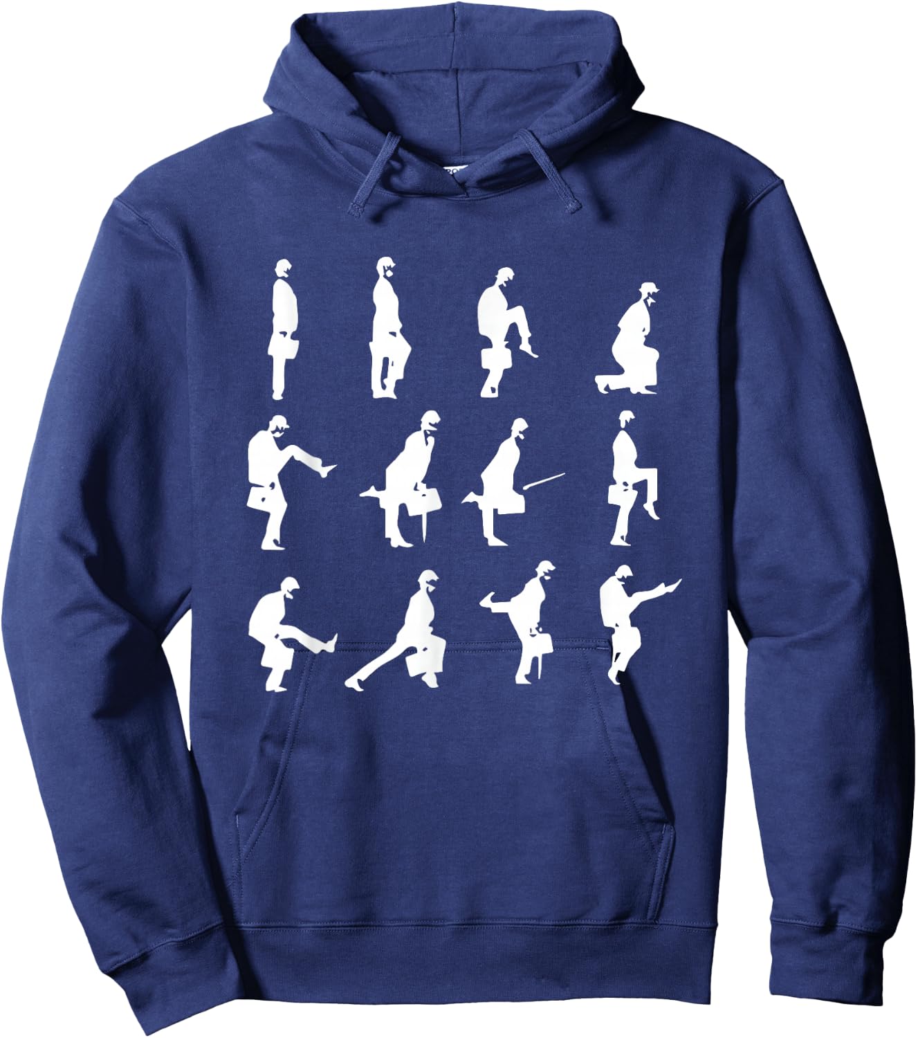 The Ministry of Silly Walks Vintage Evolution Hoodie - Hoodie | Navy