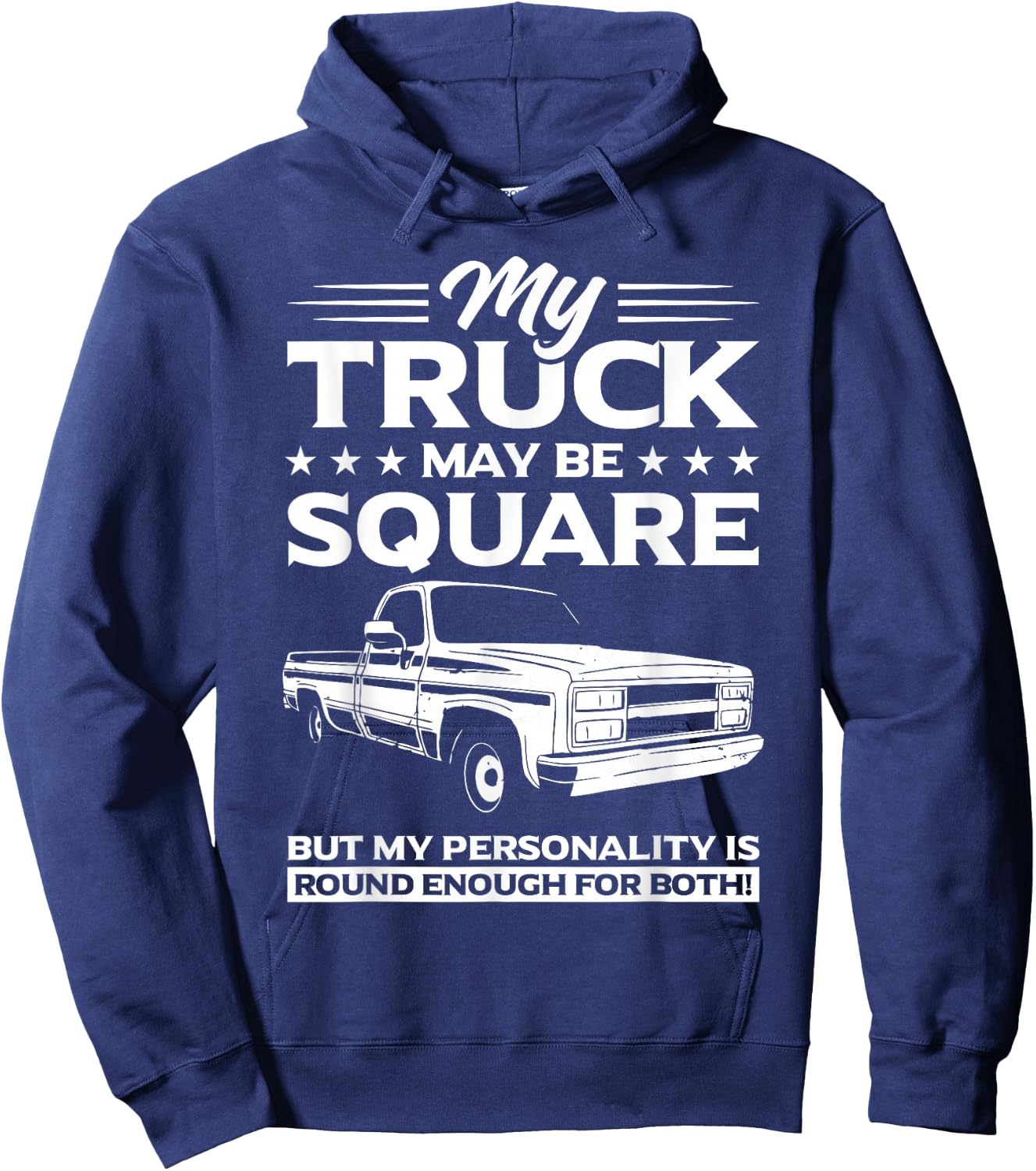 Square Body Truck Hoodie - Hoodie | Navy