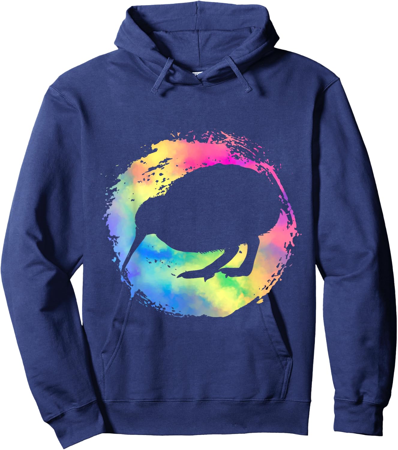 Colorful Kiwi Bird New Zealand Hoodie - Hoodie | Navy