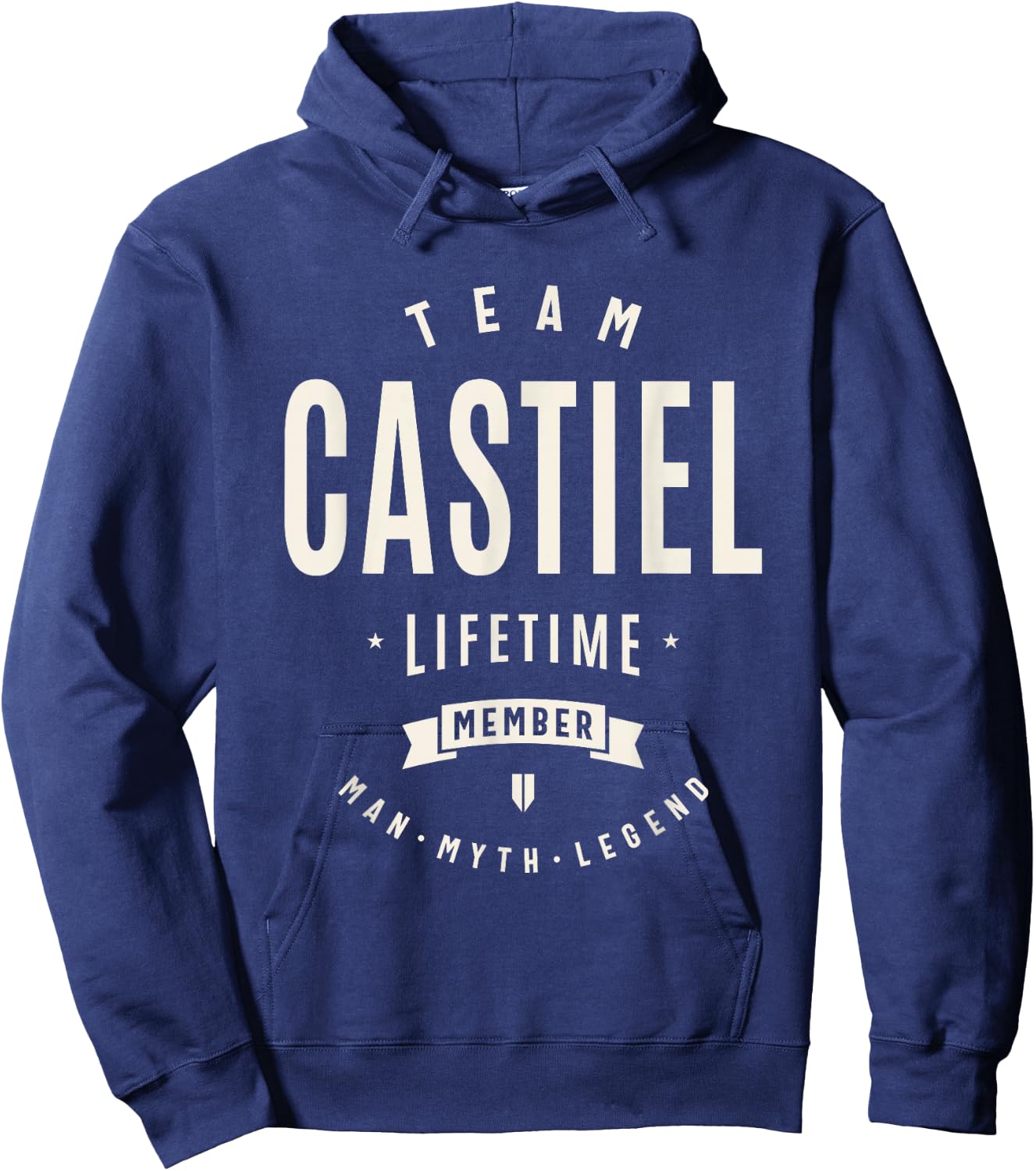 Team Castiel Lifetime Member Funny Name Castiel Hoodie - Hoodie | Navy