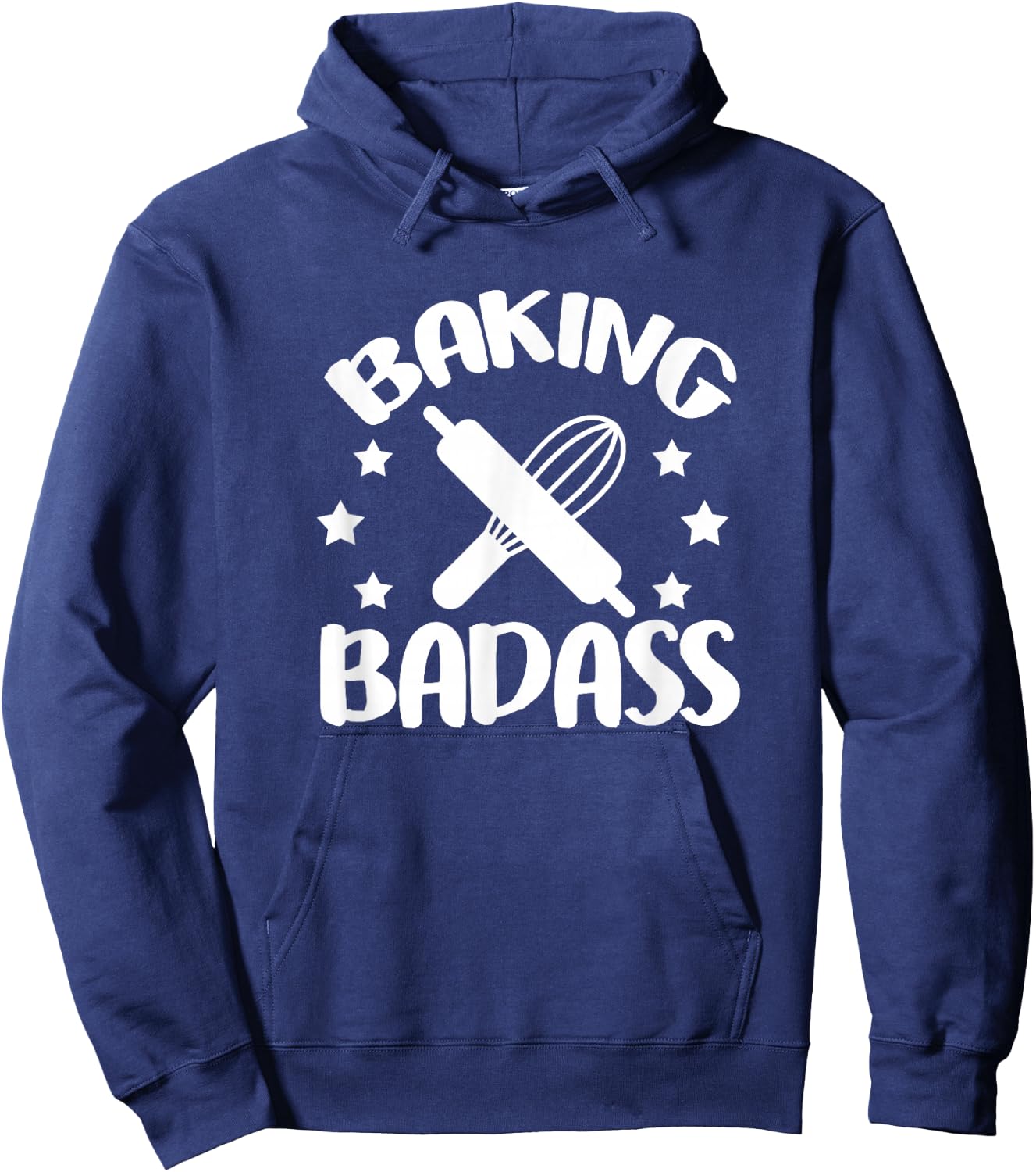 Baker Funny Baking Badass Hoodie - Hoodie | Navy