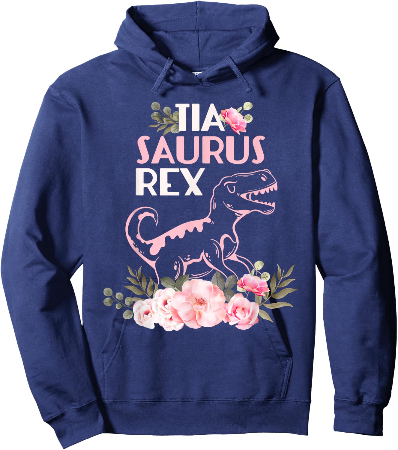 Funny Spanish Mother's Day, Auntie Gift gift | Tia Saurus Re Hoodie - Hoodie | Navy