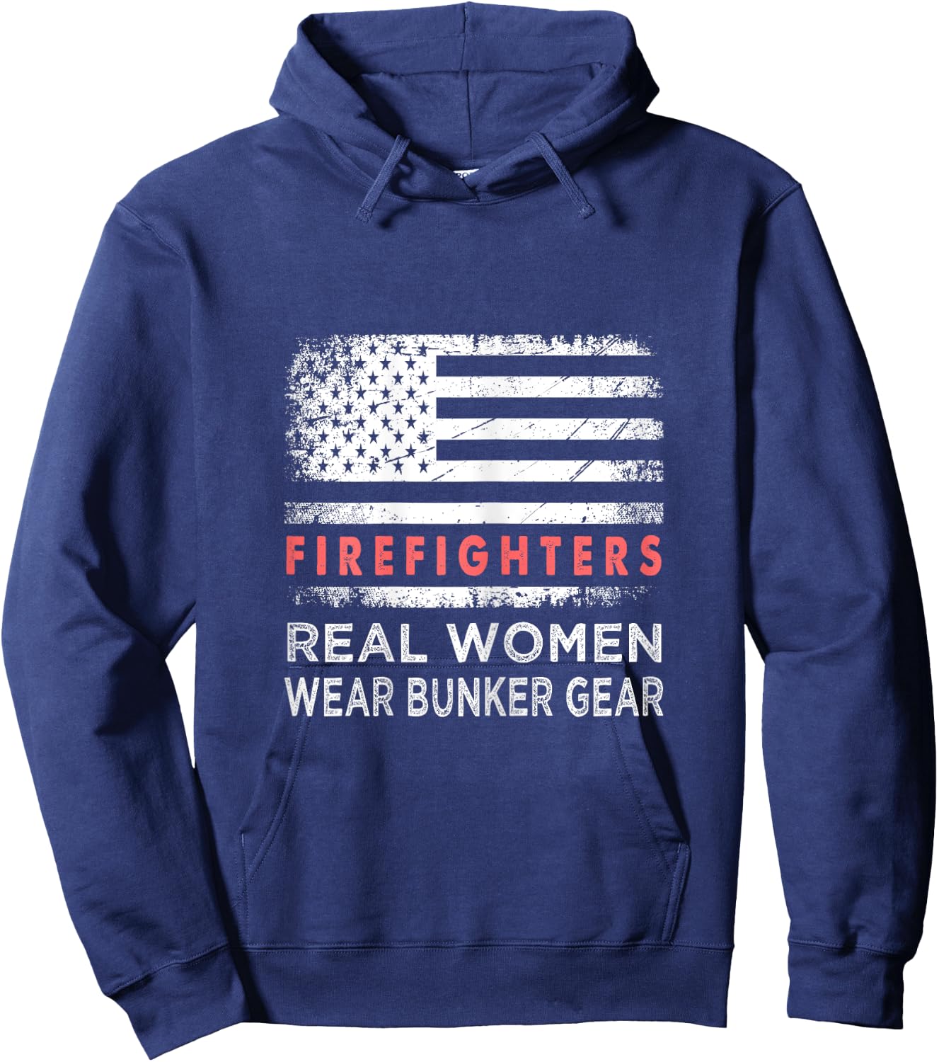 Firefighter Female Fire Fighter Firefighting Mom Hoodie - Hoodie | Navy