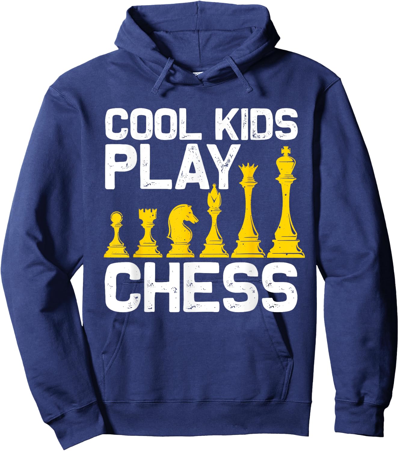 Funny Chess Gift Boys Girls Kids Chess Player Men Women Hoodie - Hoodie | Navy