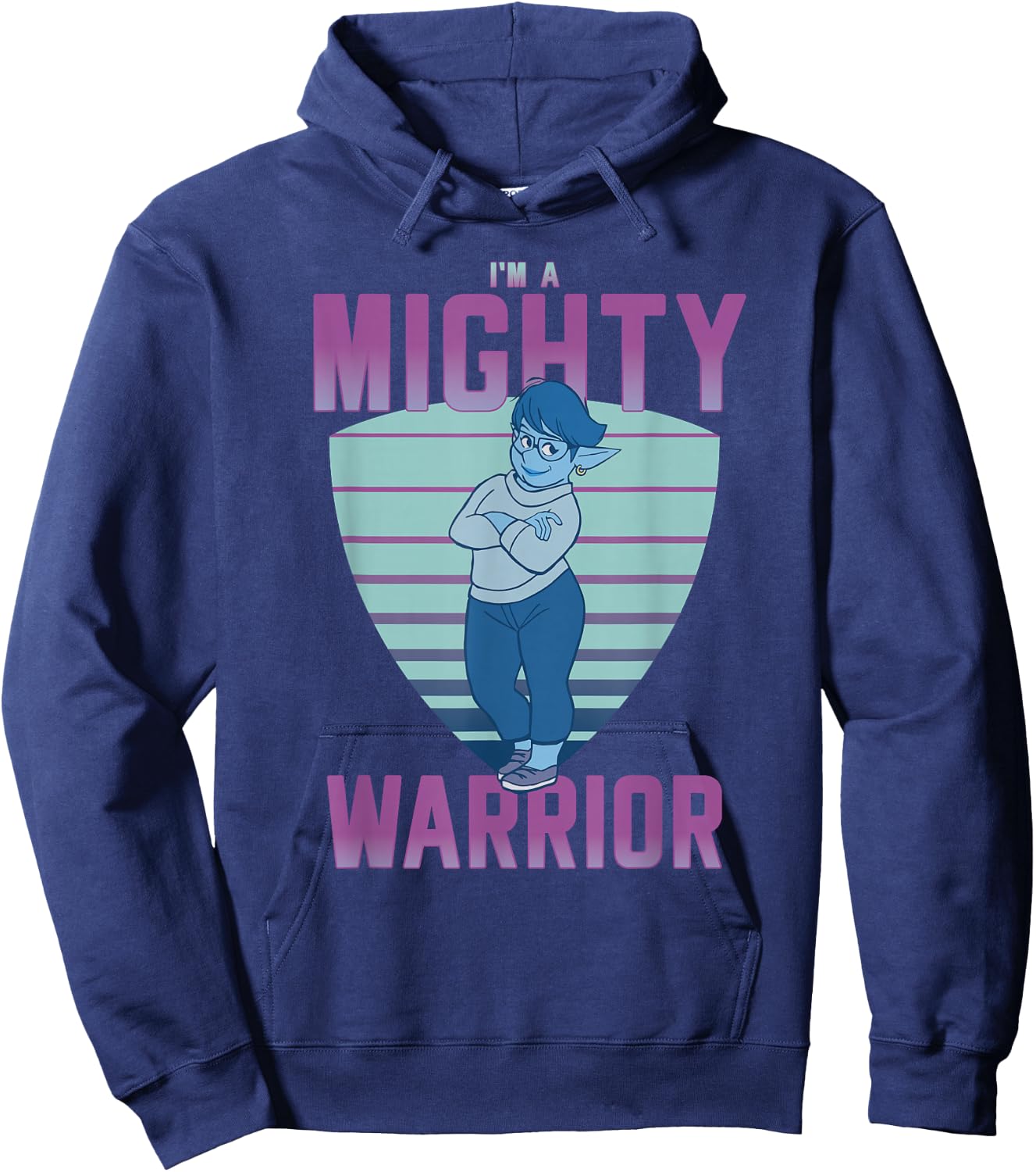 Disney and Pixar's Onward Laurel I'm a Mighty Warrior Hoodie - Hoodie | Navy