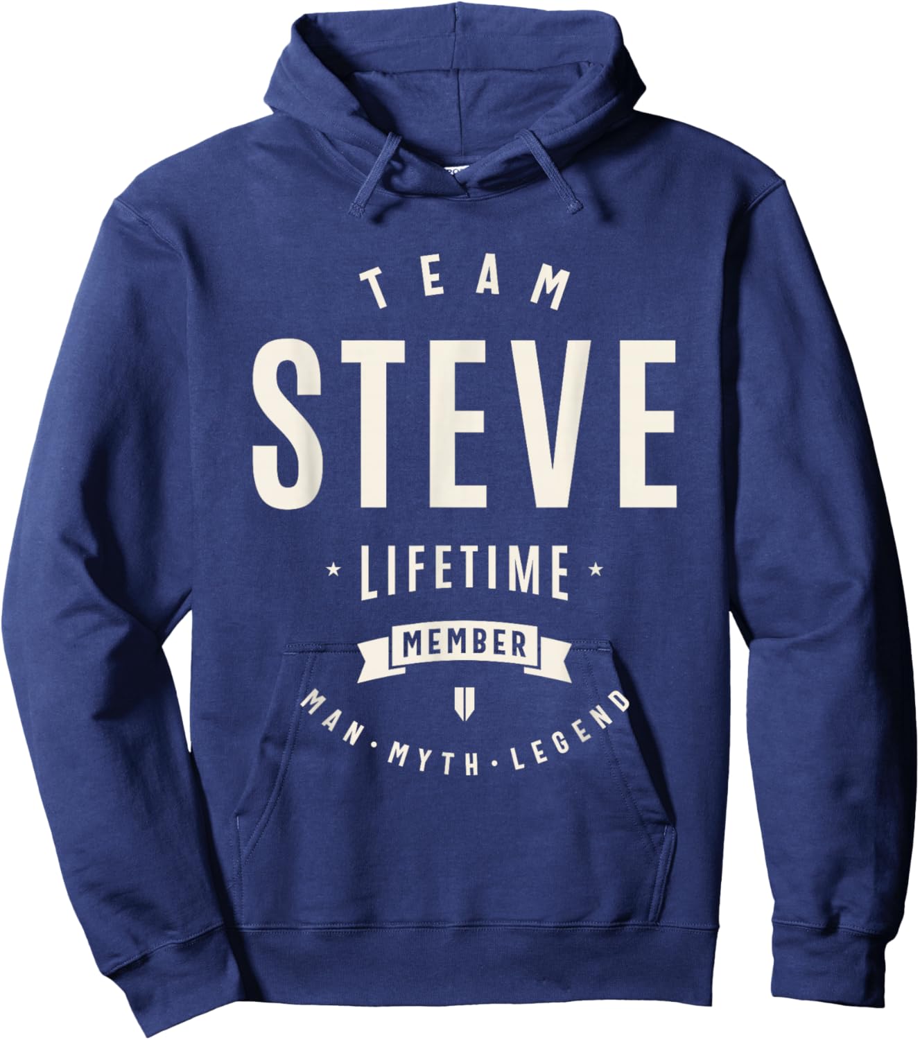 Team Steve Lifetime Member Funny Name Steve Hoodie - Hoodie | Navy
