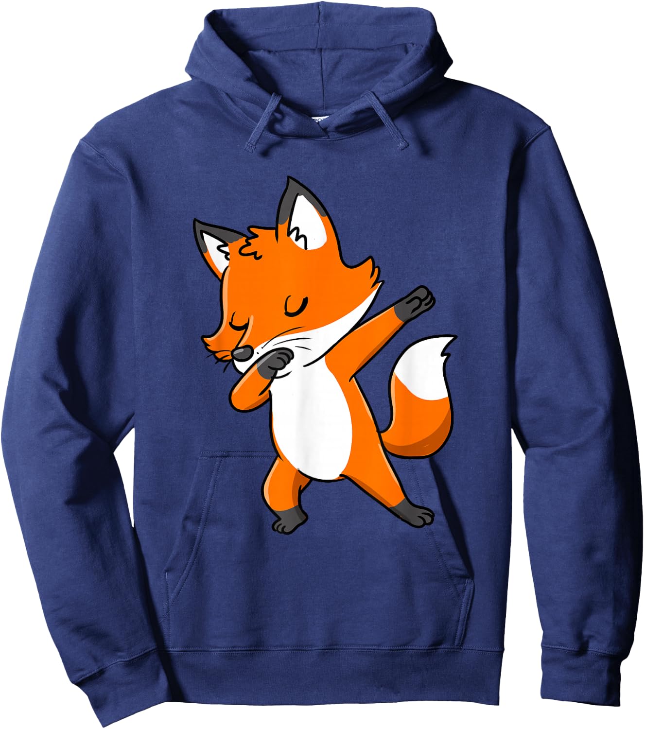 Dabbing Fox Hoodie - Hoodie | Navy