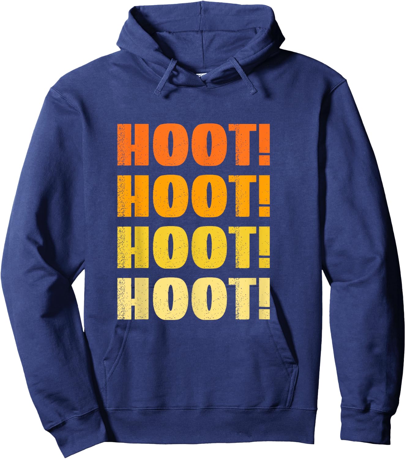What A Hoot, I'm A Hoot, Hooting Owl Hoodie - Hoodie | Navy
