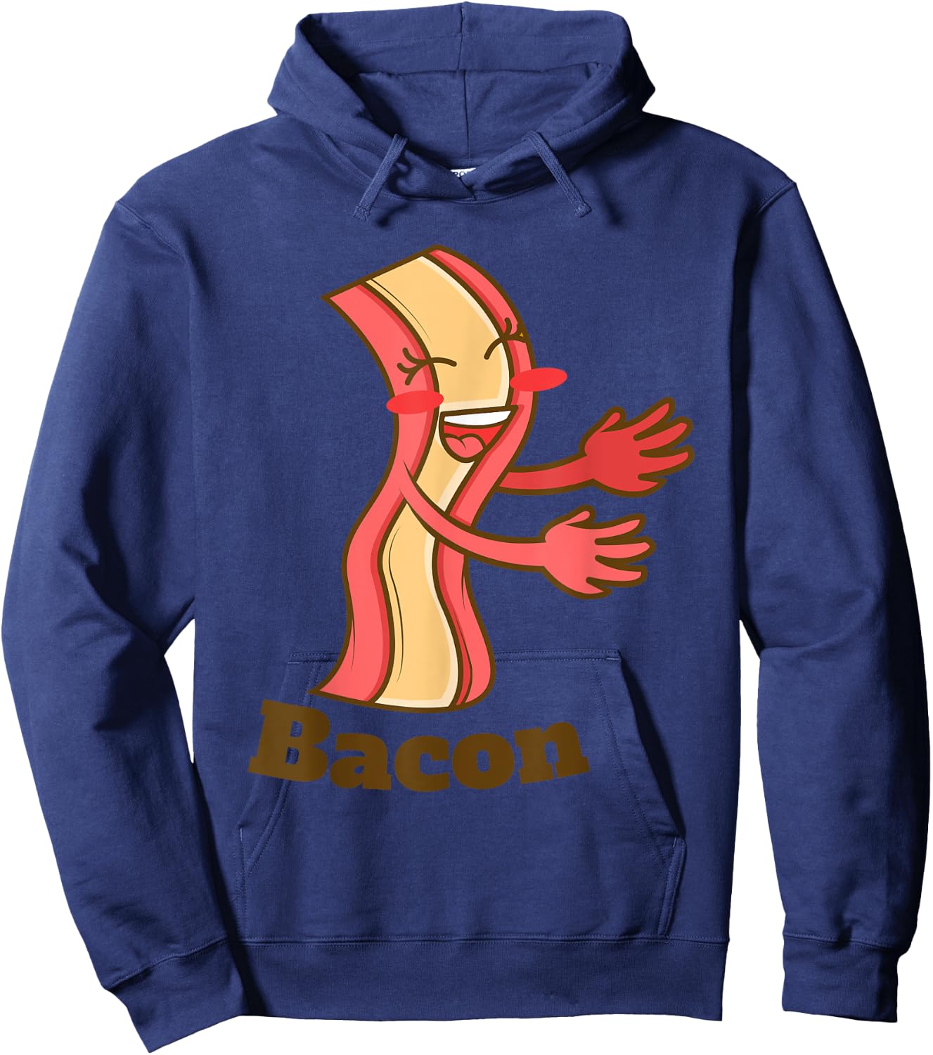 Funny BACON And Egg Duo Valentines Halloween Simple Costume Hoodie - Hoodie | Navy