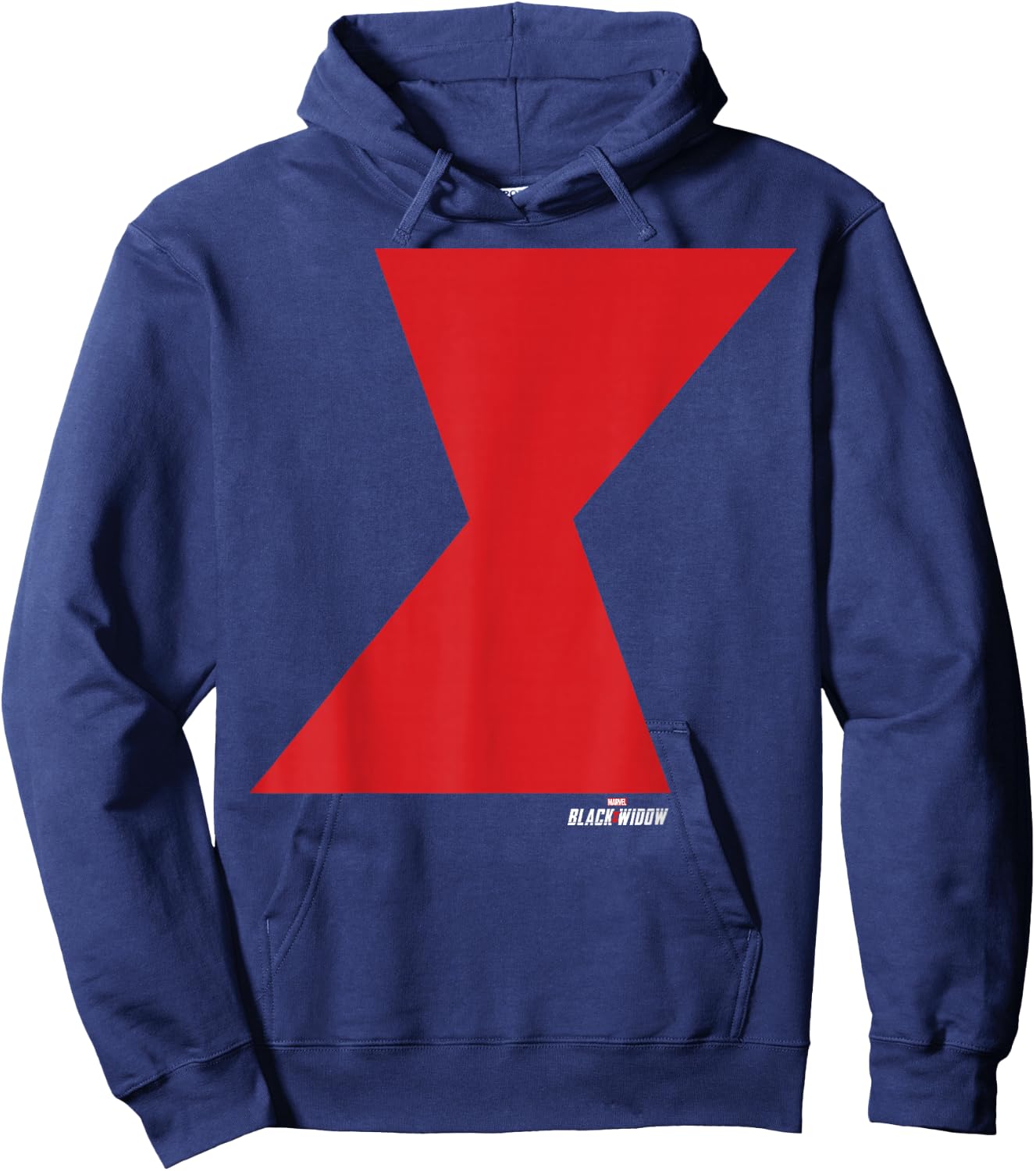 Marvel Black Widow Simple Logo Hoodie - Hoodie | Navy