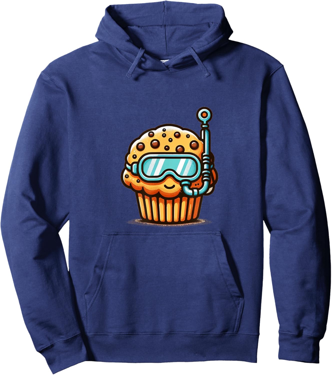 Funny Muffin Diver Muff Scuba Diver Humor Hoodie - Hoodie | Navy