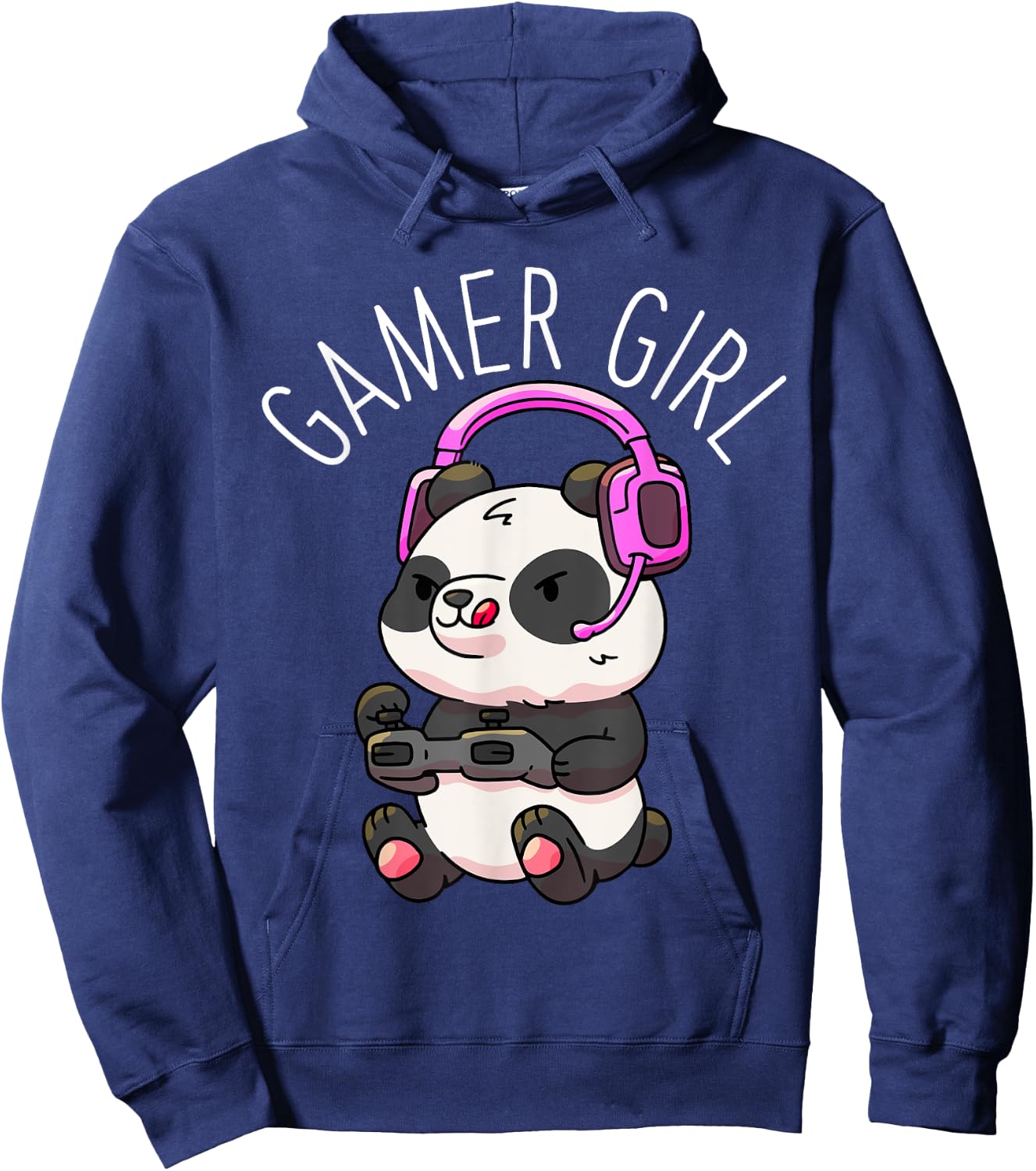 Gamer Girl Panda Gaming Pandas Video Game Women Girls Gift Small Hoodie - Hoodie | Navy