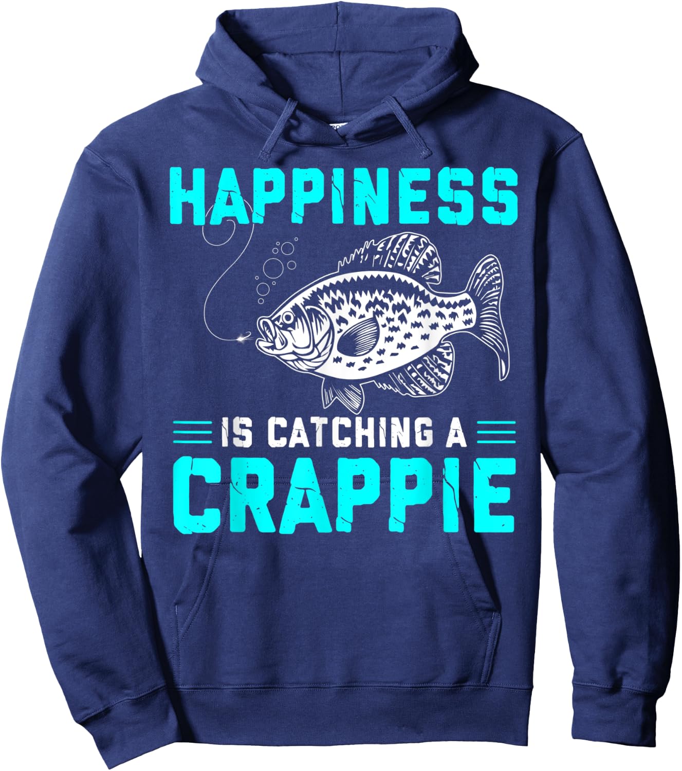 Crappie Fishing Shirt Freshwater Fish Fisherman Gift Hoodie - Hoodie | Navy