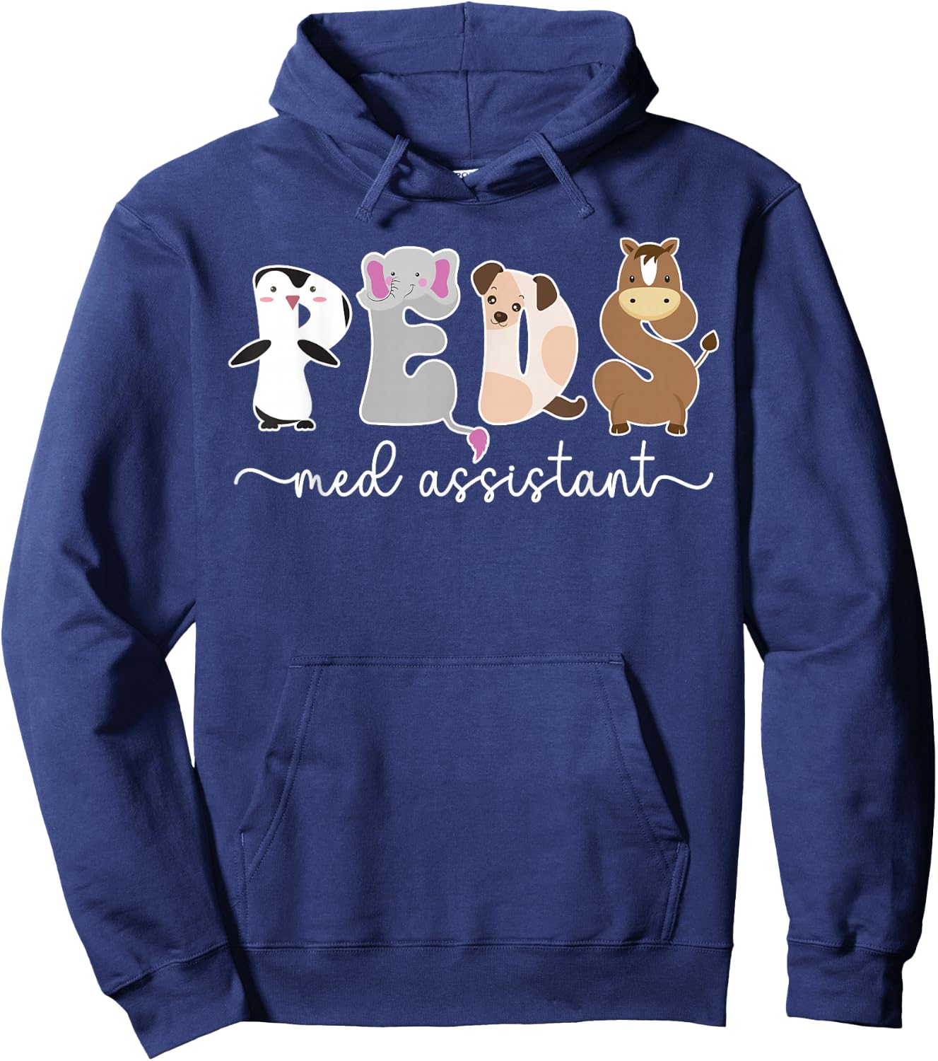 Peds Medical Assistant Boho Pediatric Medical Assistant Hoodie - Hoodie | Navy