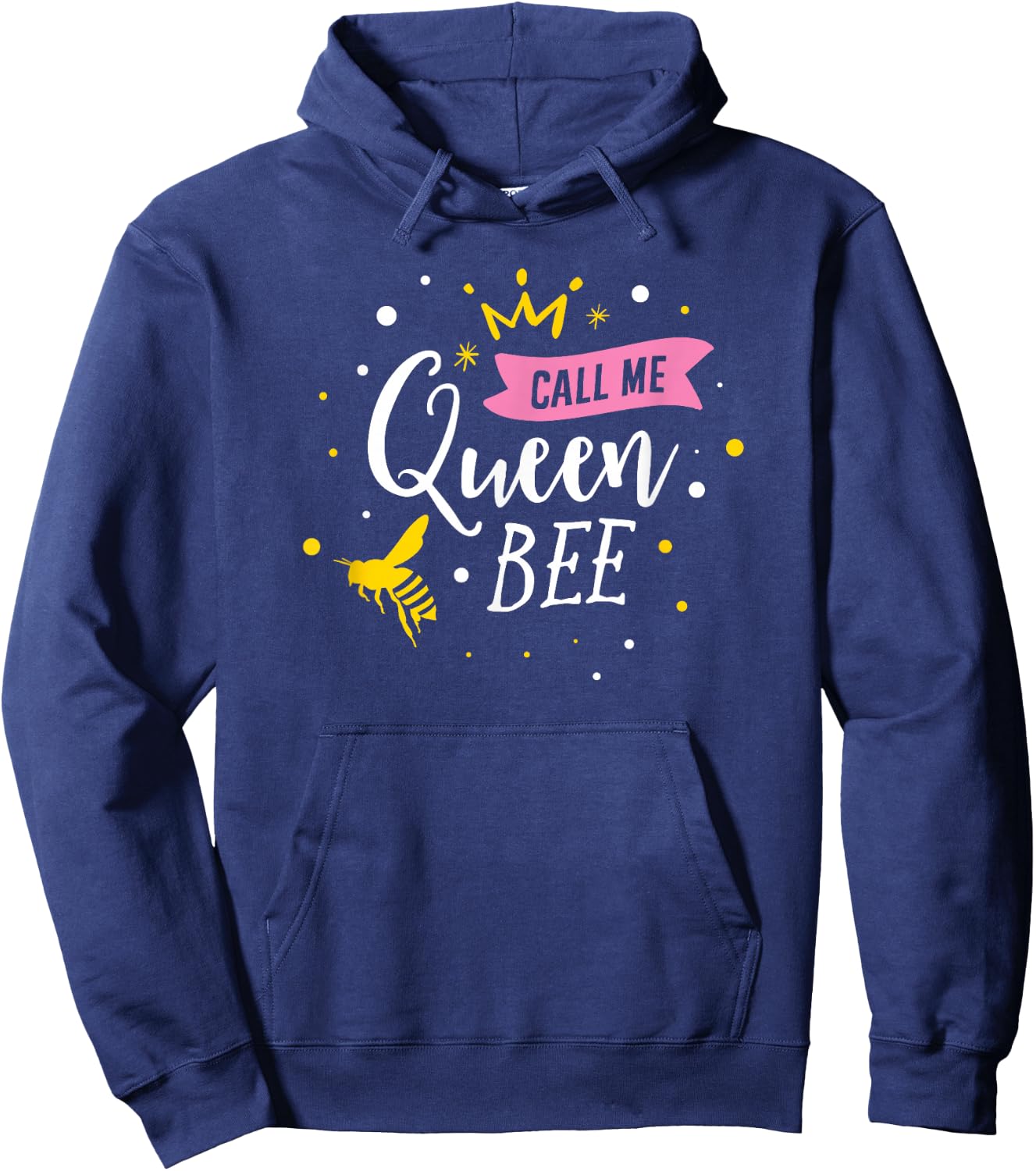 Funny Beekeeper Queen Bee Cute Bees Honey Lover Bee Hive Hoodie - Hoodie | Navy