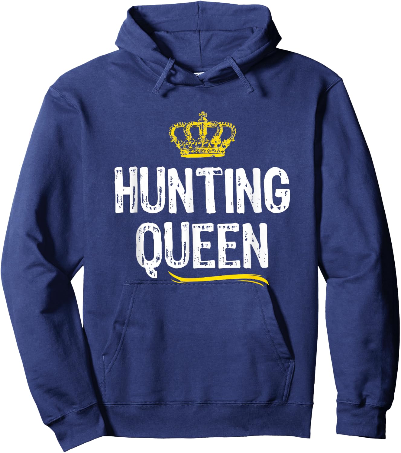 Hunting Queen Women Girls Hunter Funny Cool Cute Gift Hoodie - Hoodie | Navy