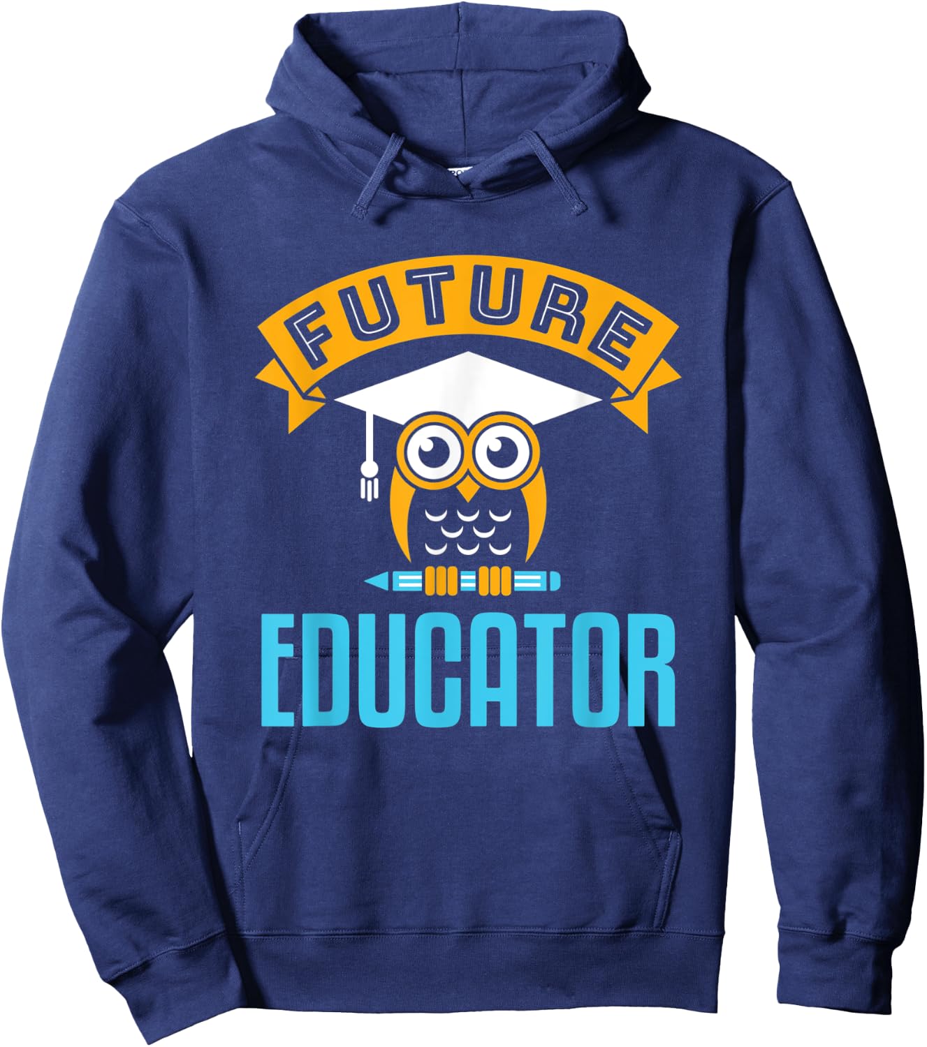 Future Educator School Teacher Career Owl Women Education Hoodie - Hoodie | Navy
