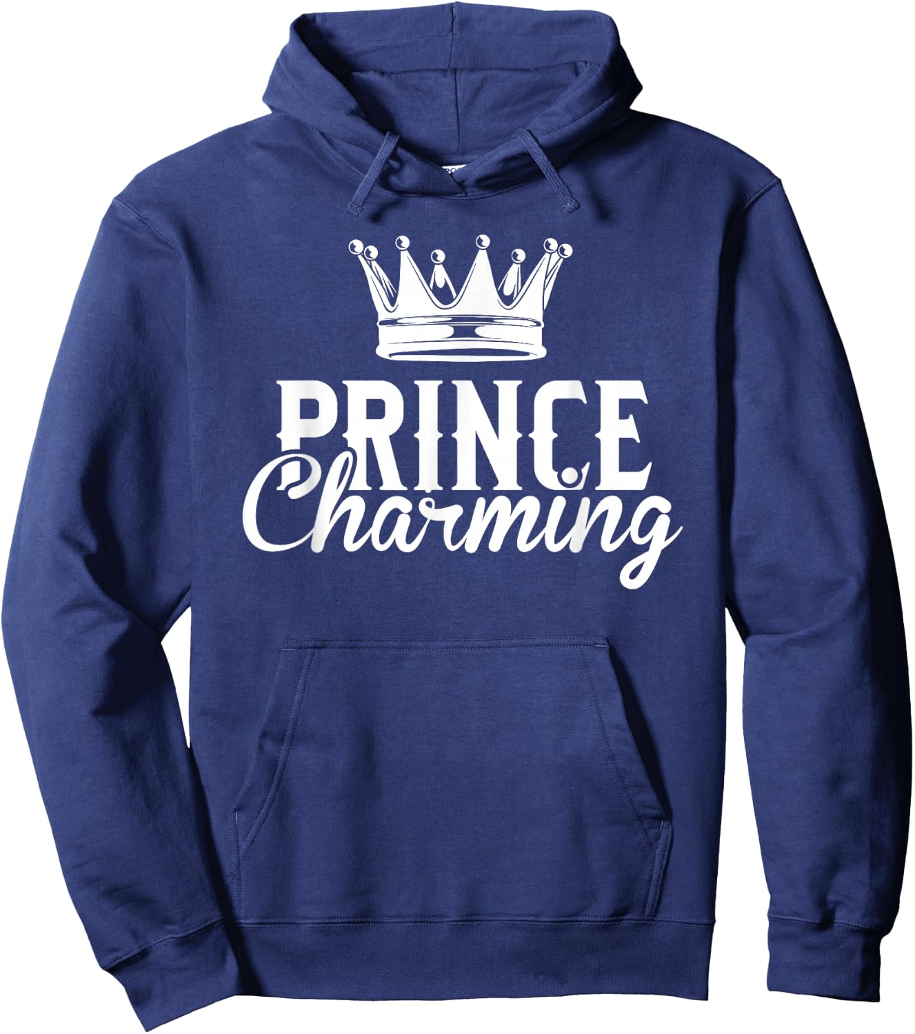 Prince Charming Funny Fairy Tale Halloween Lazy Costume Small Hoodie - Hoodie | Navy