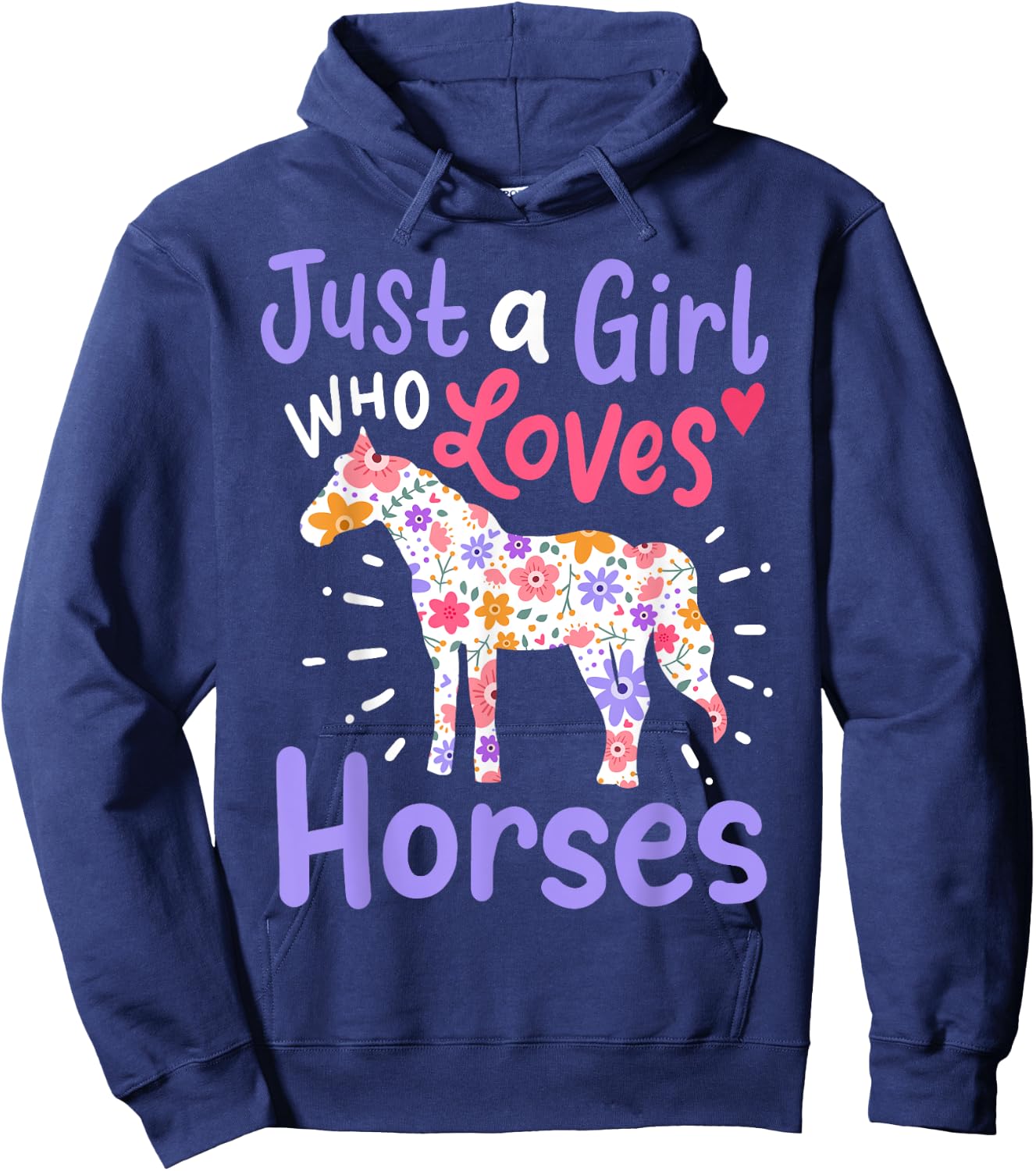 Horses Horse Girl Western Riding Barrel Racing Show Jumping Hoodie - Hoodie | Navy